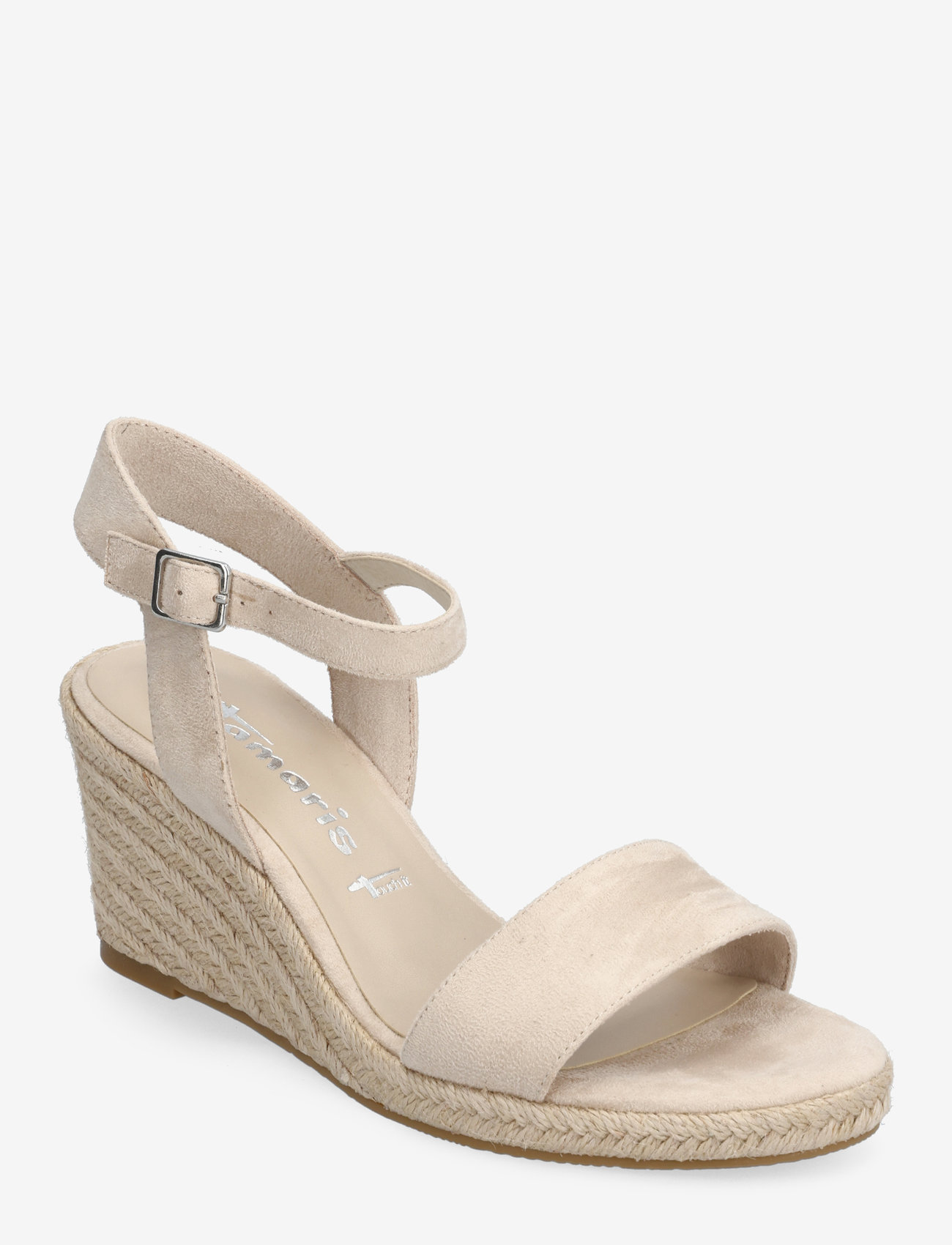Tamaris - Women Sandals - espadrillos med klack - nude - 0