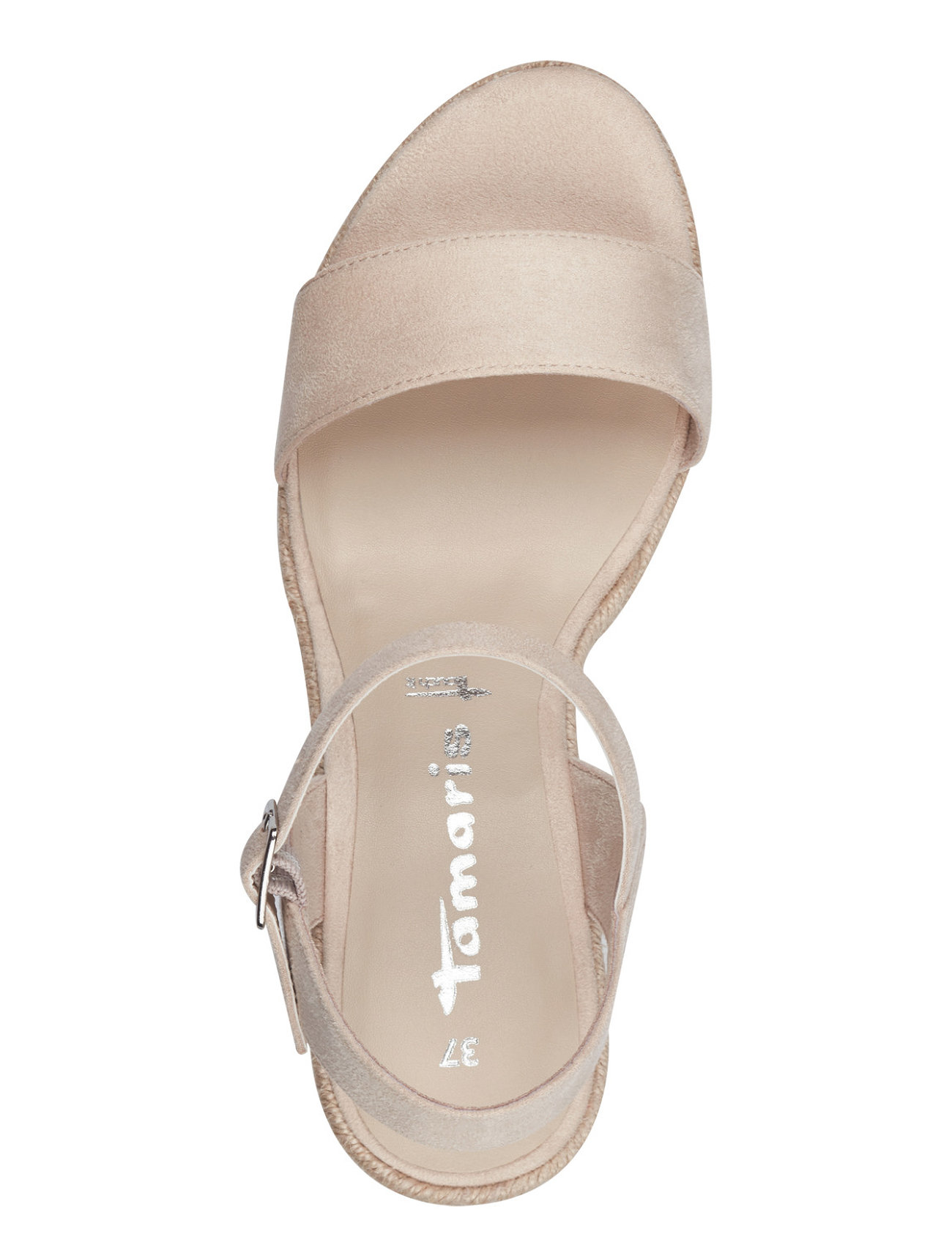 Tamaris - Women Sandals - espadrillos med klack - nude - 2