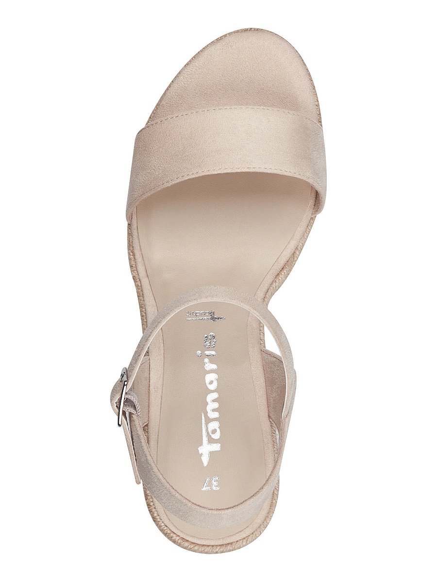 Tamaris - Women Sandals - augstpapēžu espadrilles - nude - 2