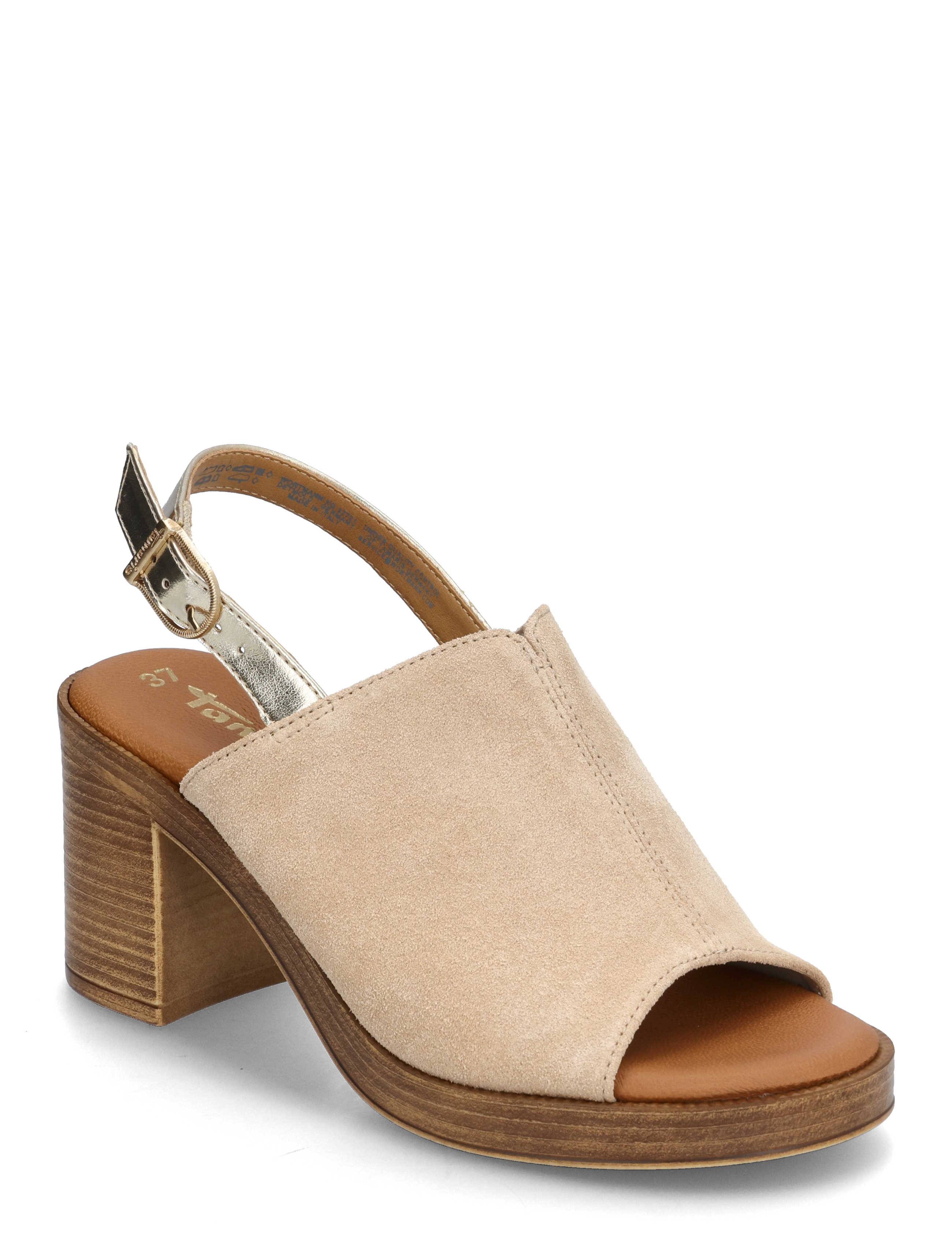 Tamaris Women Sandals, 39, Heels, Creme - Heeled Frauen