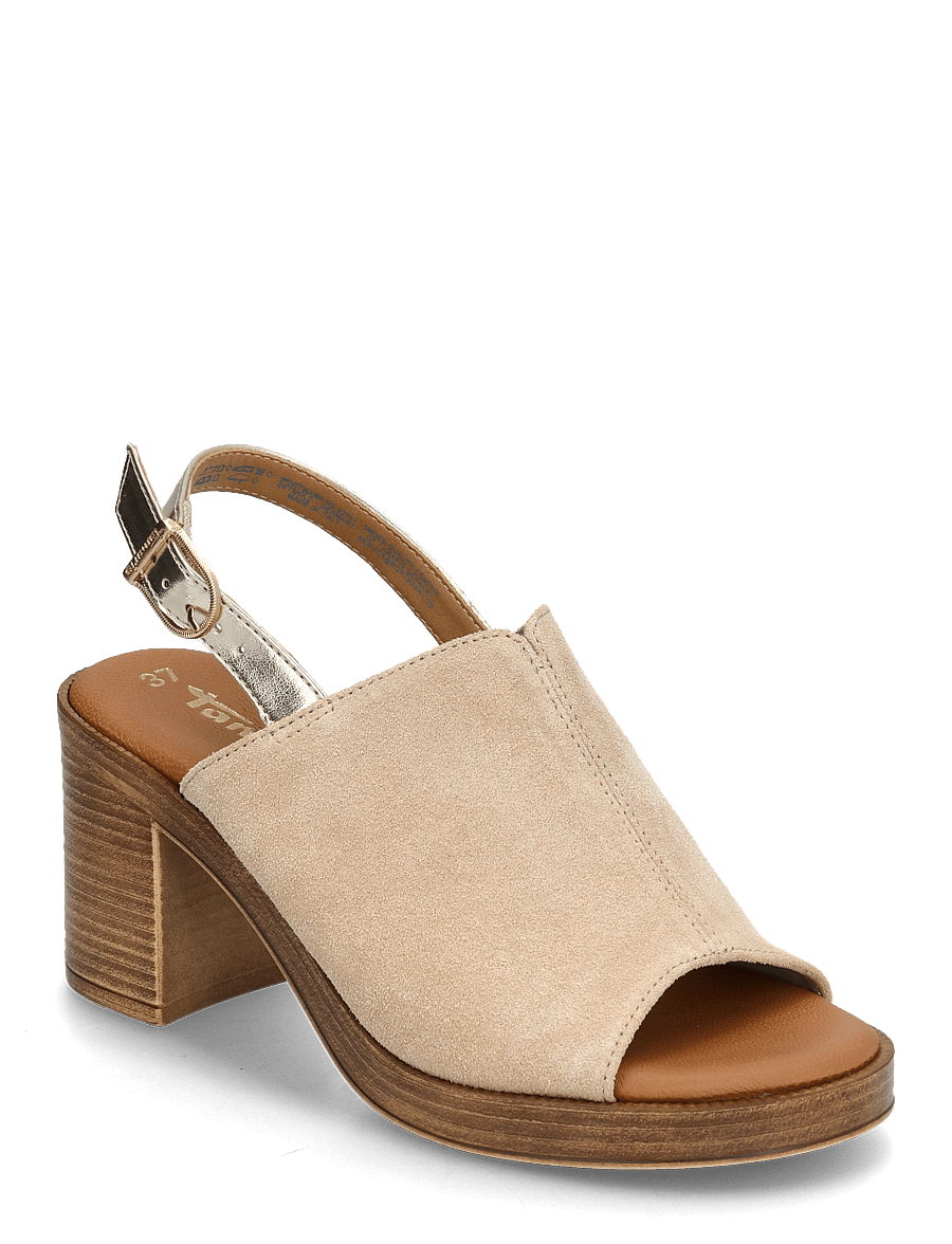 Tamaris - Women Sandals - slingbacks mit absatz - beige - 0