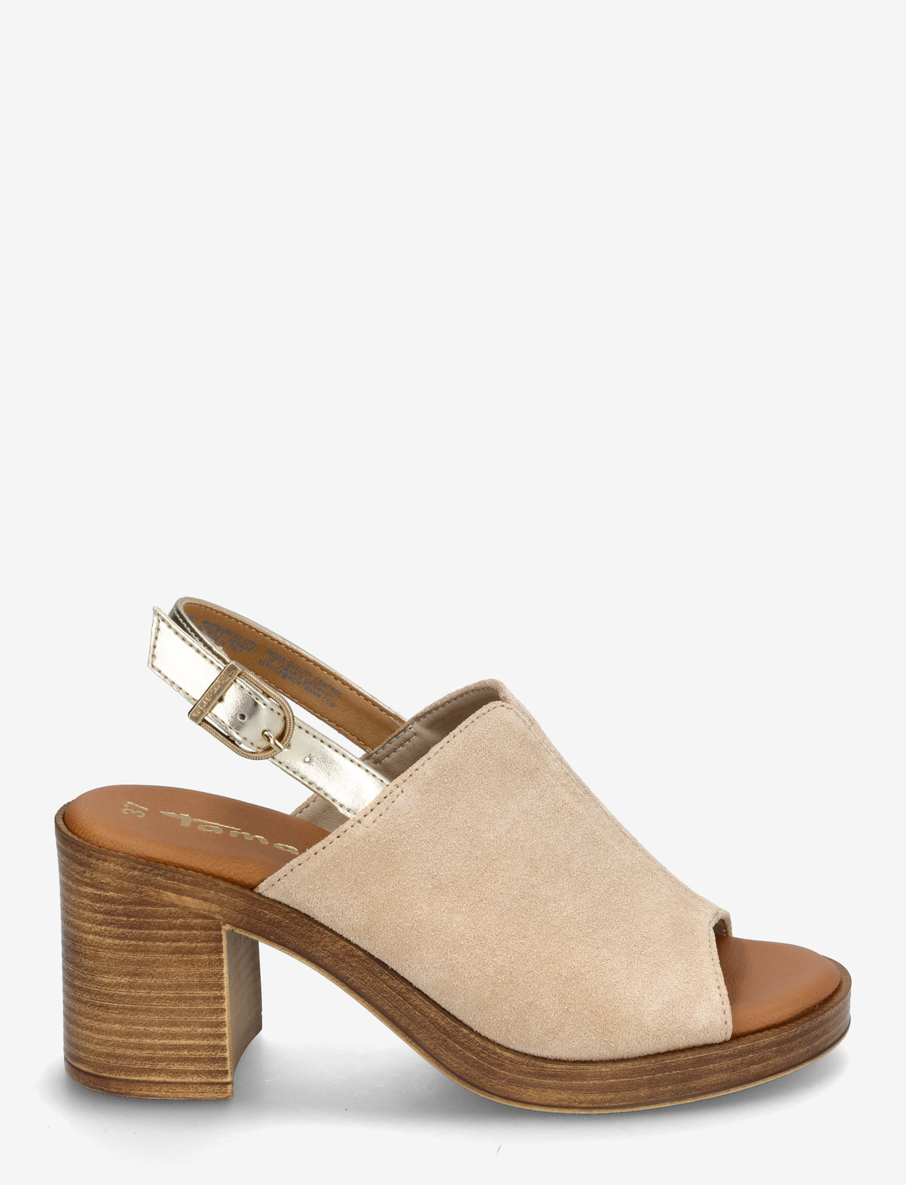 Tamaris - Women Sandals - pantoletten mit absätzen - beige - 1