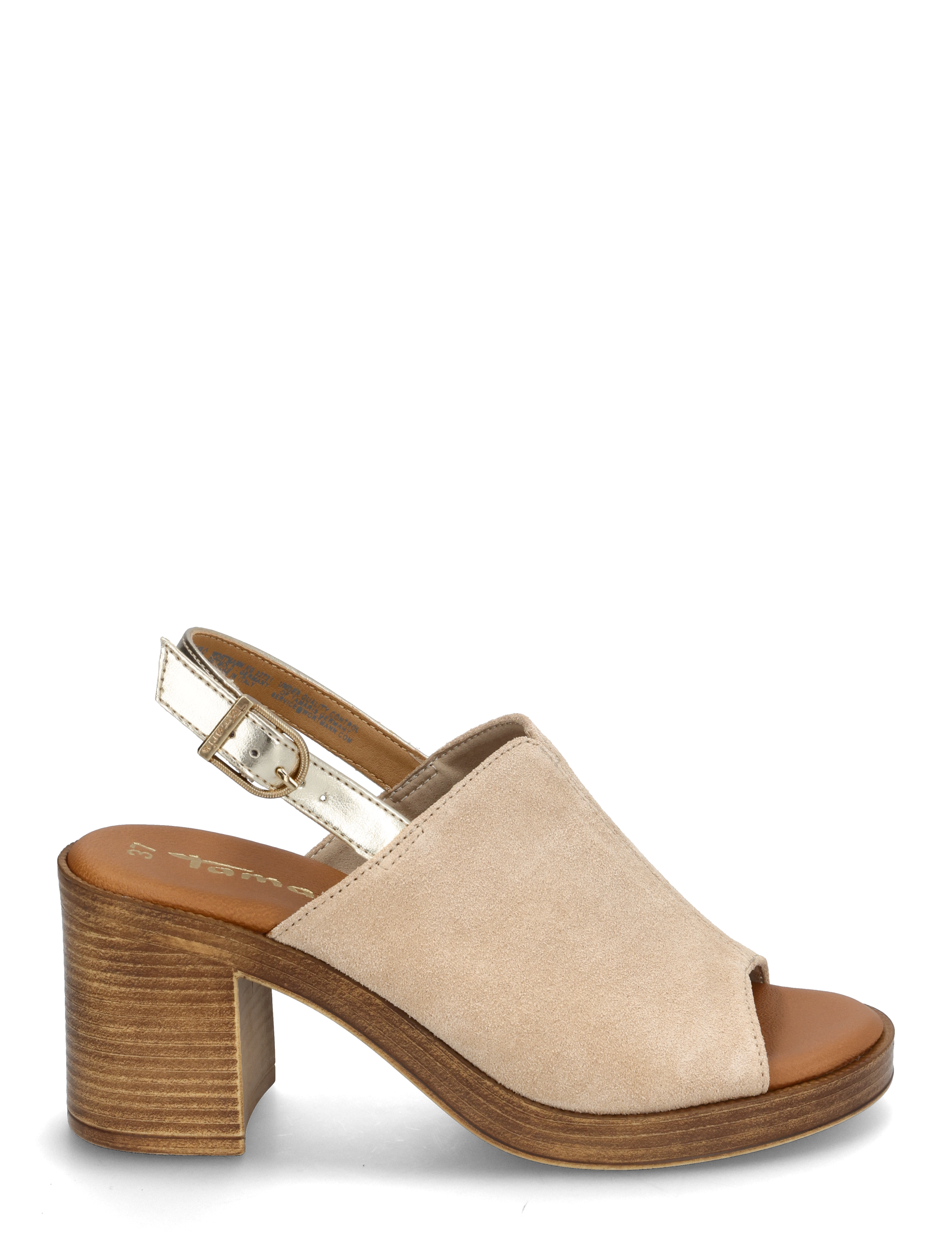Tamaris - Women Sandals - pantoletten mit absätzen - beige - 1