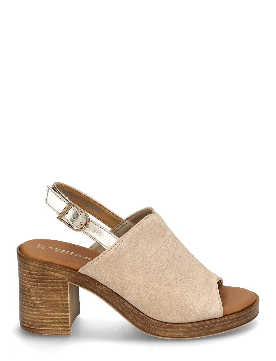 Tamaris - Women Sandals - slingbacks mit absatz - beige - 1