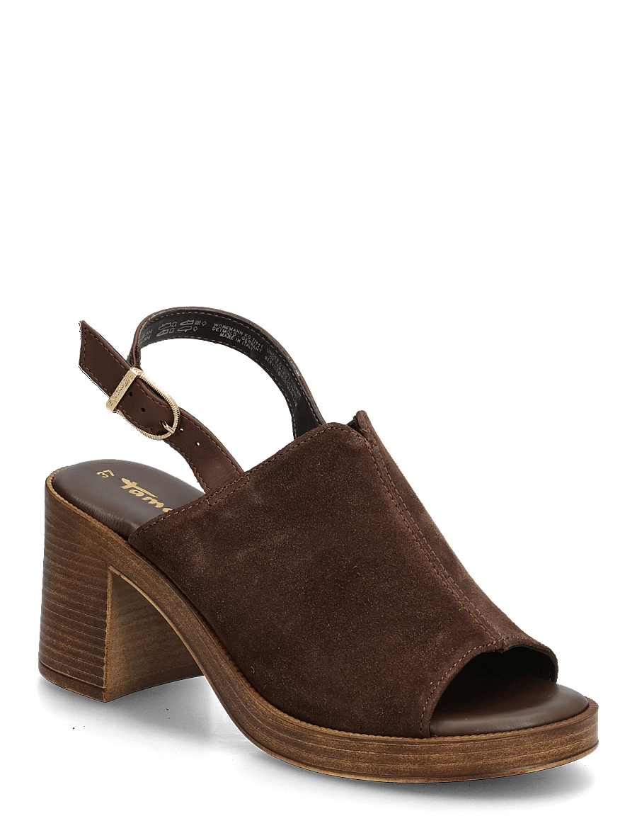 Tamaris - Women Sandals - kontsaga slingback-kingad - mocca - 0
