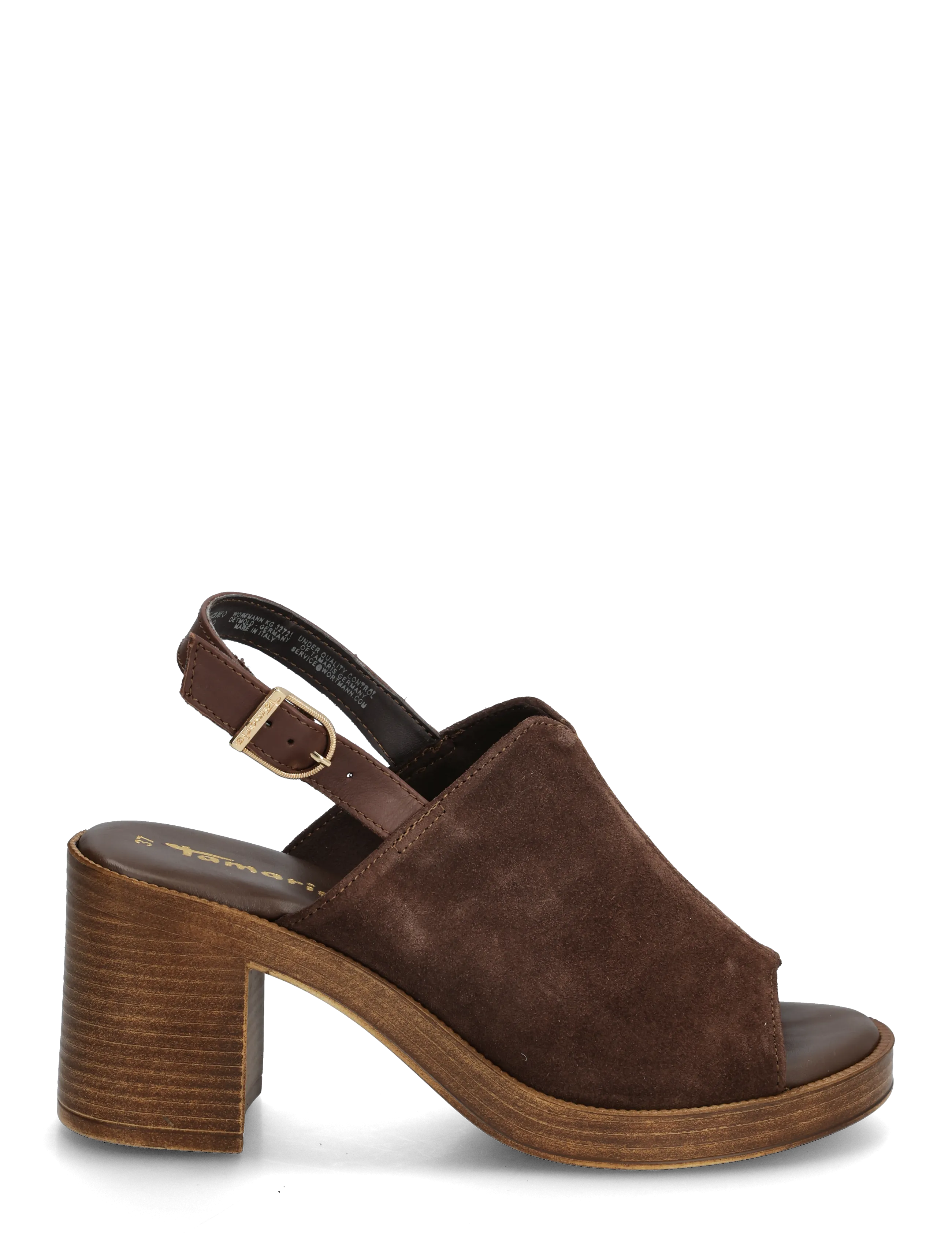 Tamaris - Women Sandals - pantoletten mit absätzen - mocca - 2