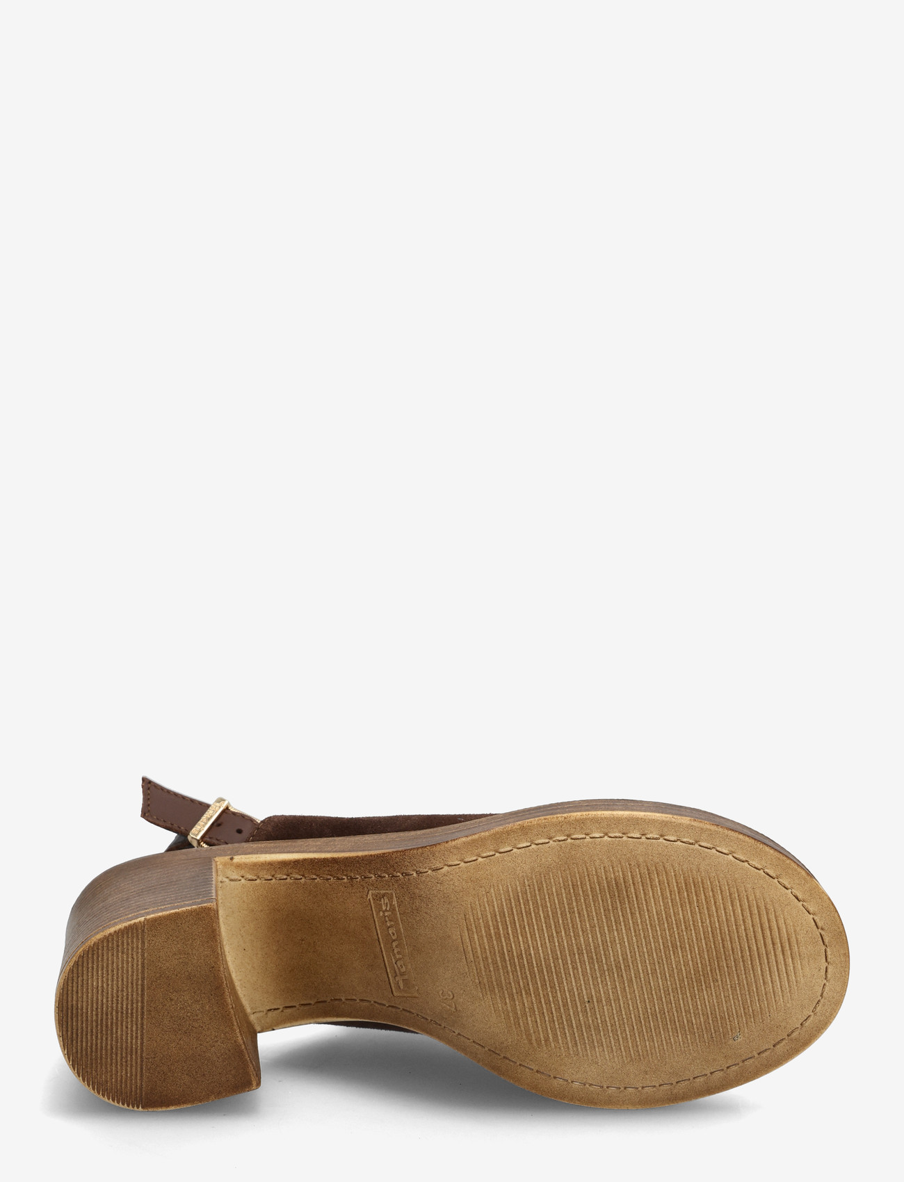 Tamaris - Women Sandals - mules med hæle - mocca - 4