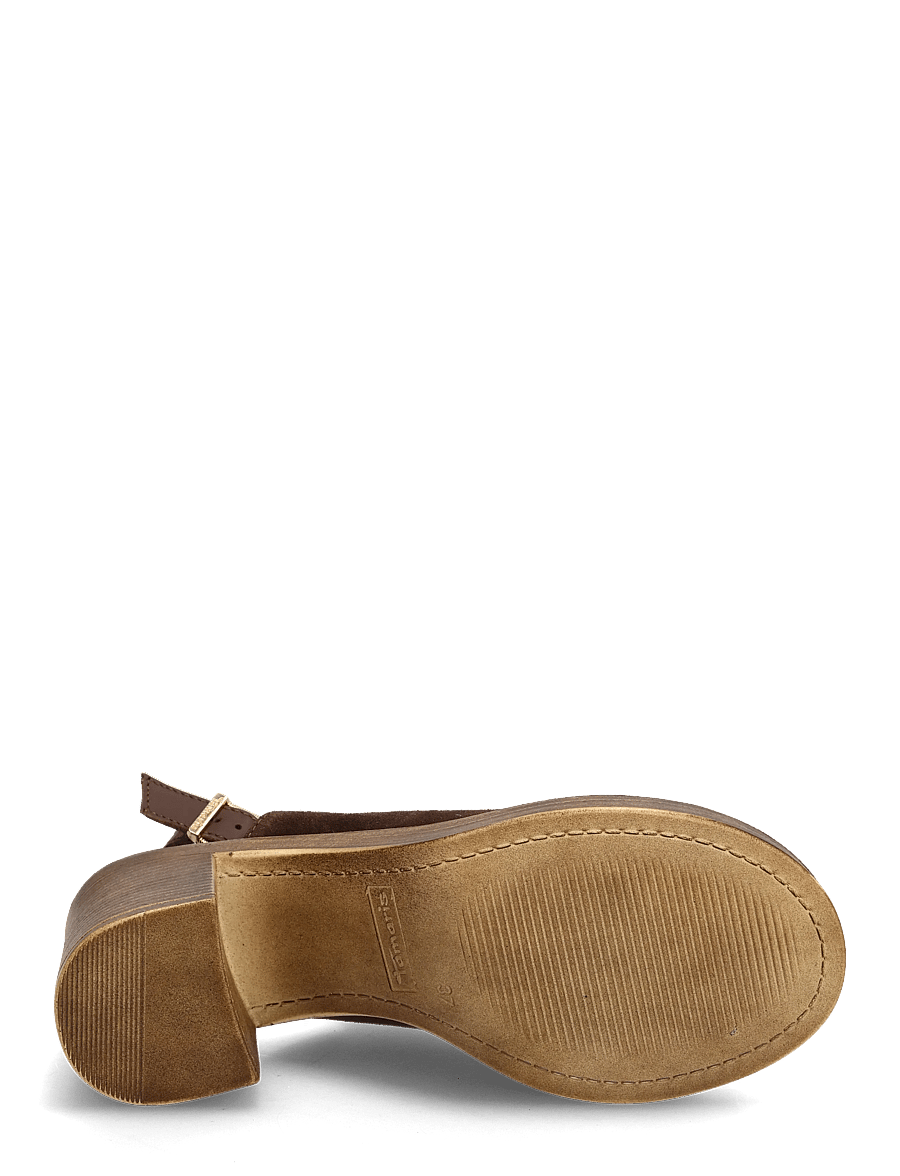 Tamaris - Women Sandals - kontsaga slingback-kingad - mocca - 4