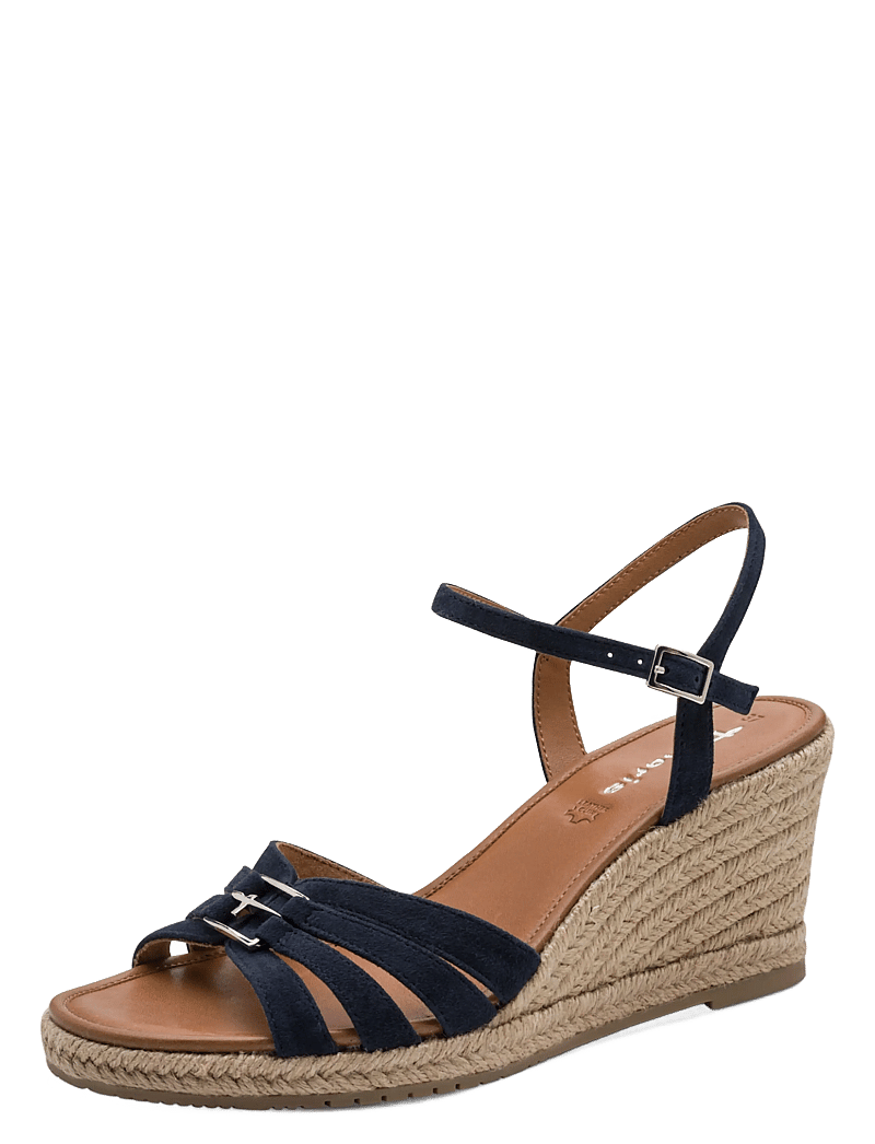 Tamaris - Women Sandals - espadrilles mit absatz - navy - 0
