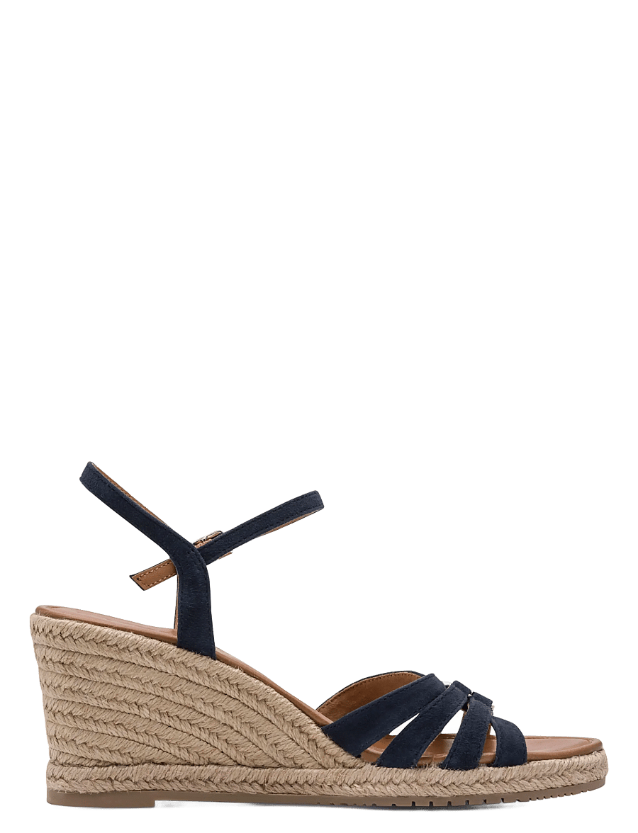 Tamaris - Women Sandals - espadrilles mit absatz - navy - 2