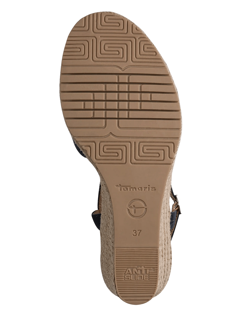 Tamaris - Women Sandals - espadrilles mit absatz - navy - 4