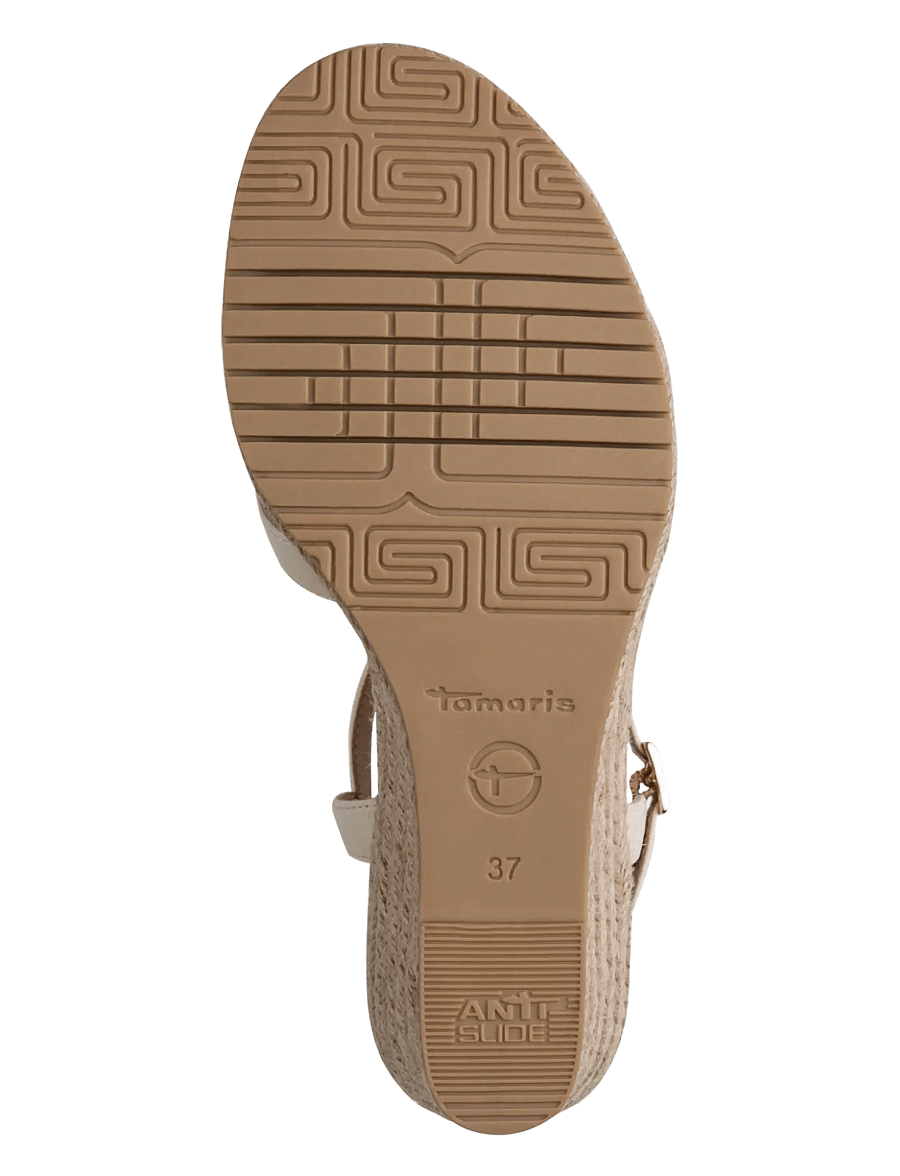 Tamaris - Women Sandals - espadrilles mit absatz - offwhite - 3