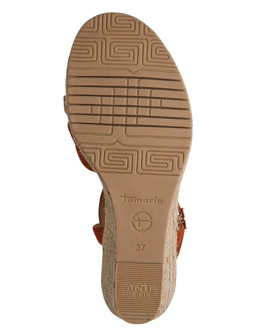 Tamaris - Women Sandals - espadrilles mit absatz - terracotta - 3