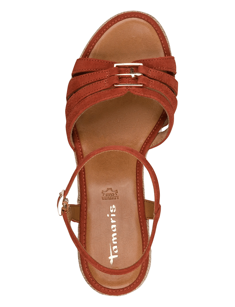 Tamaris - Women Sandals - espadrilles mit absatz - terracotta - 4