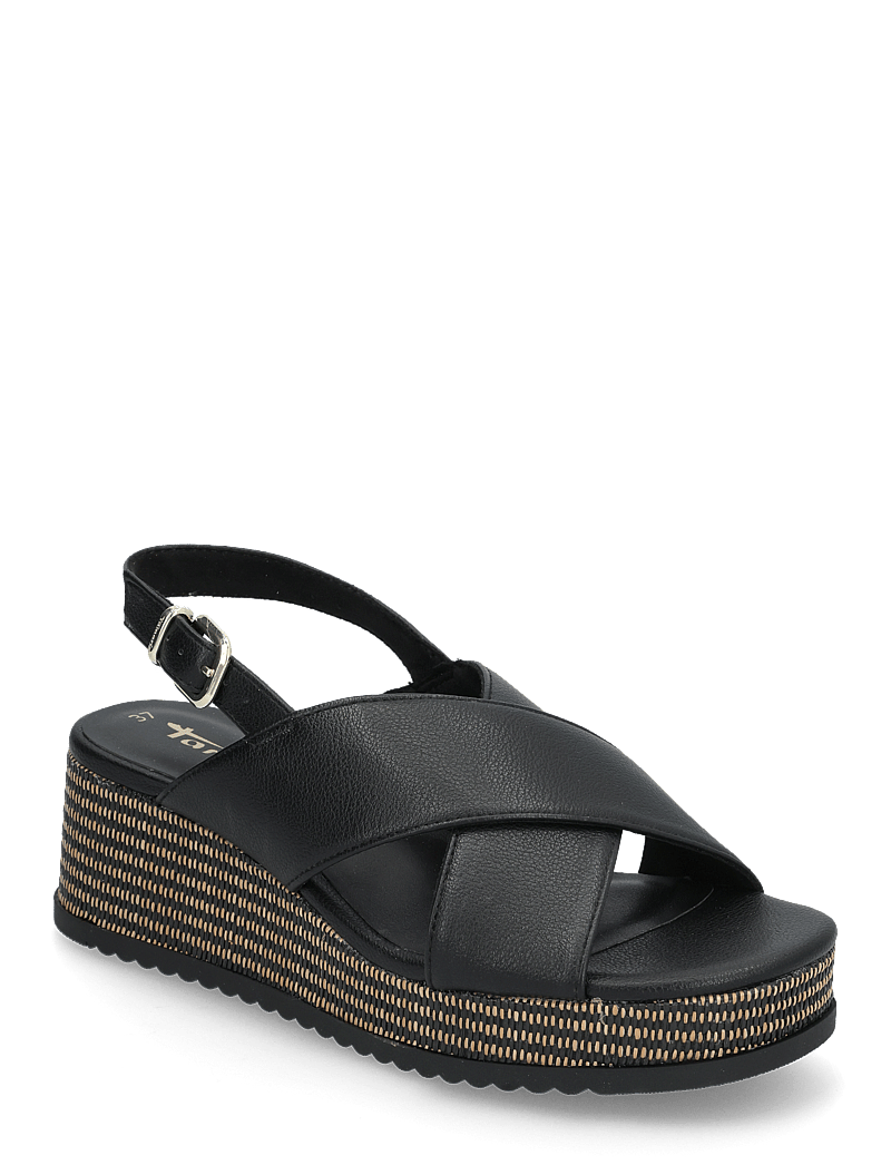 Tamaris - Women Sandals - platvorm sandaalid - black - 0