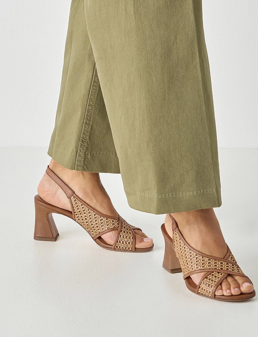 Tamaris - Women Sandals - heeled sandals - cognac comb - 5