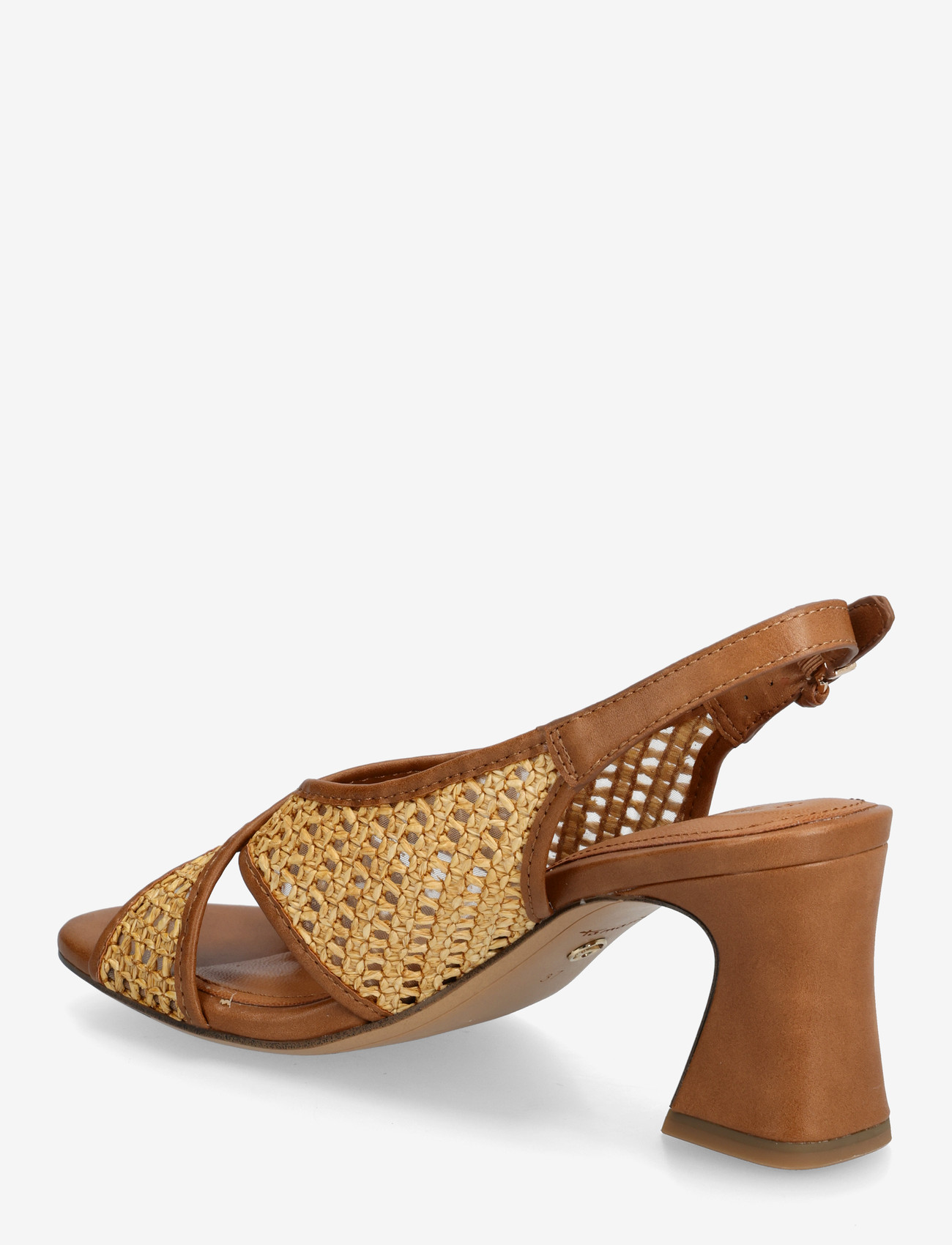 Tamaris - Women Sandals - slingbacks med hæle - cognac comb - 2
