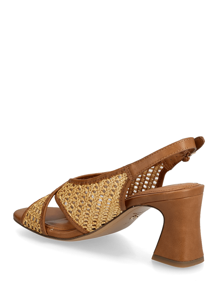 Tamaris - Women Sandals - heeled sandals - cognac comb - 2