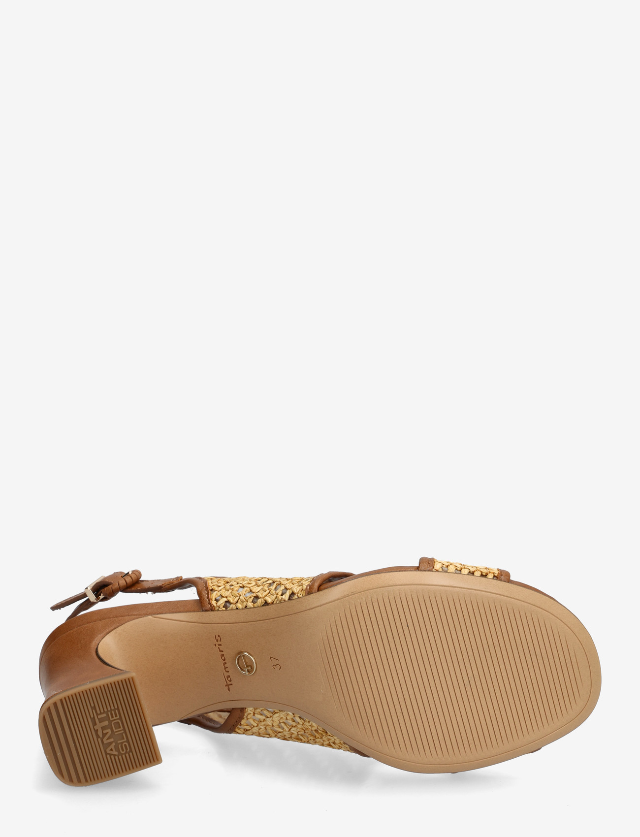Tamaris - Women Sandals - slingbacks med hæle - cognac comb - 4