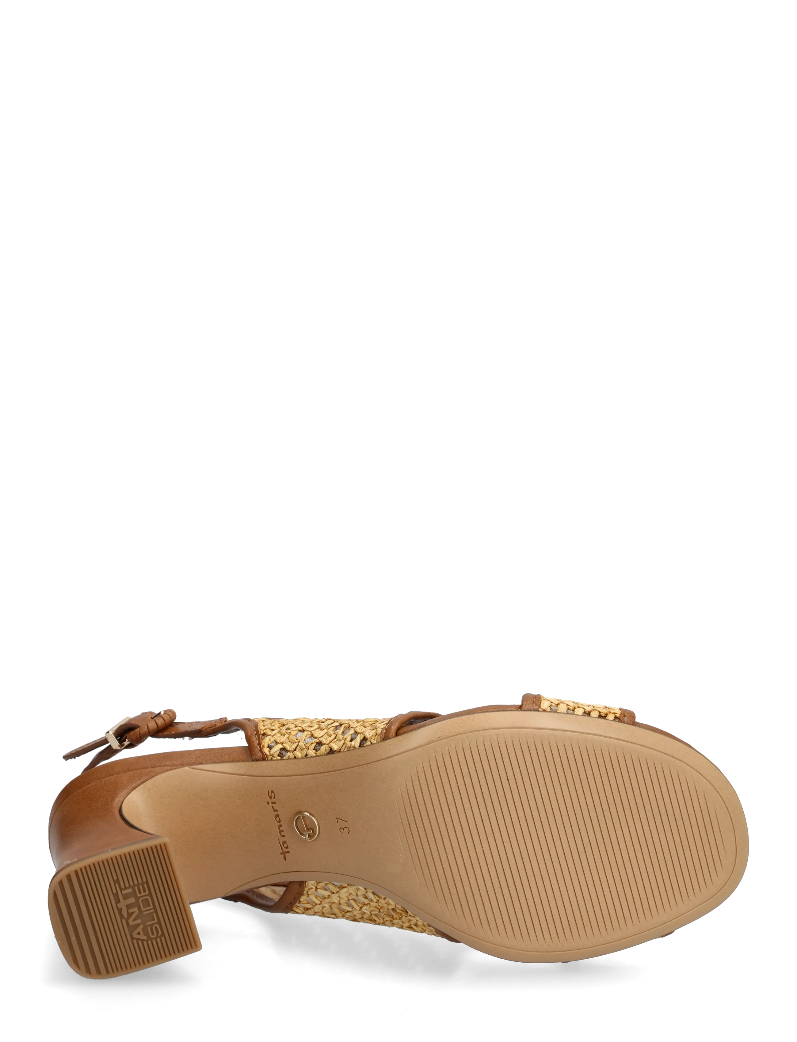 Tamaris - Women Sandals - slingbacks met hak - cognac comb - 4