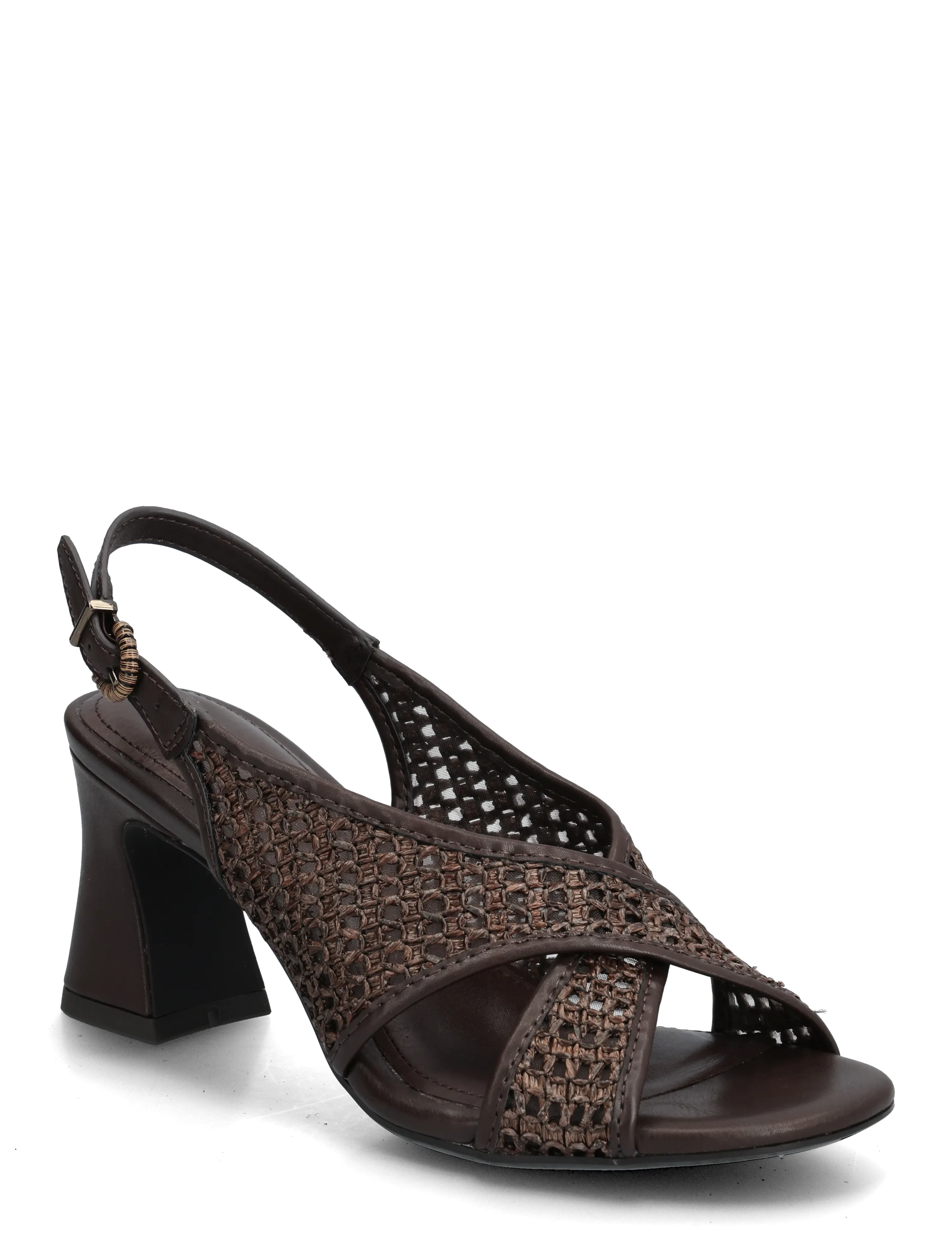 Tamaris Women Sandals, 36, Heels, Braun - Heeled Frauen