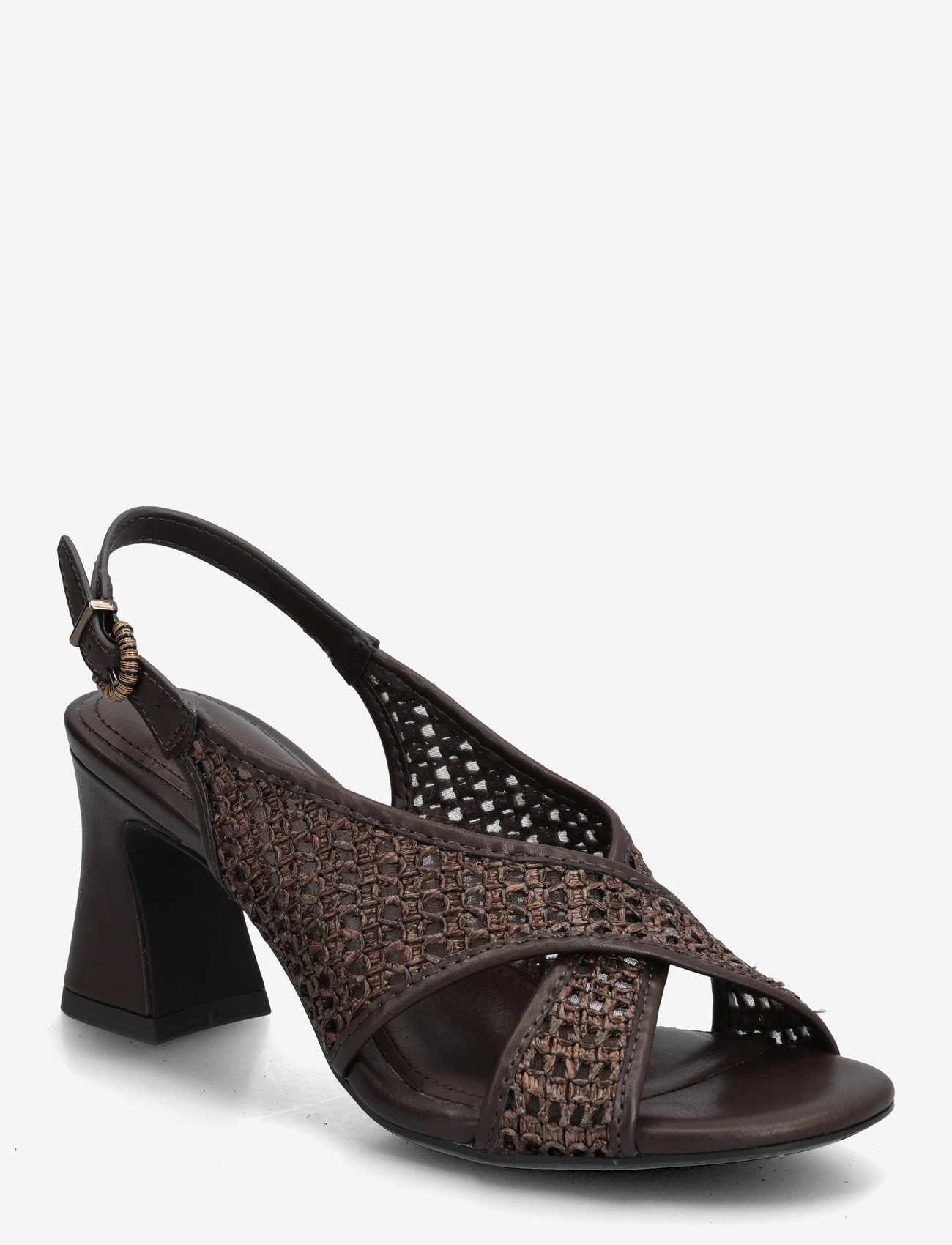 Tamaris - Women Sandals - slingbacks med hæle - mocca - 0