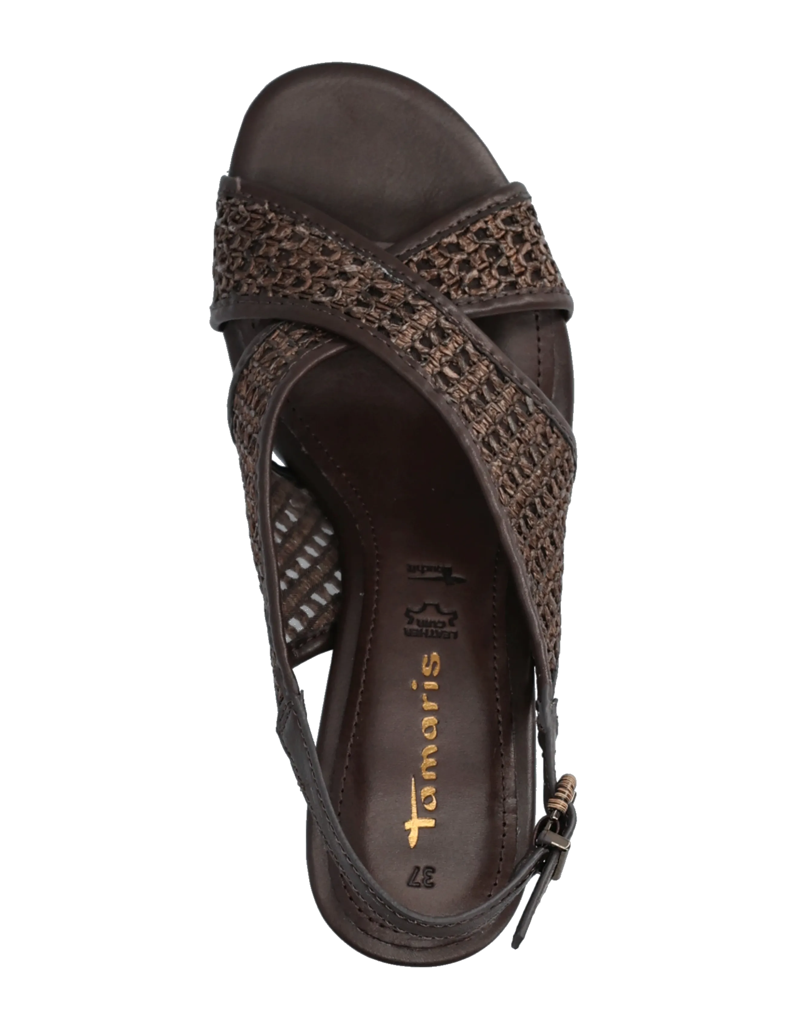 Tamaris - Women Sandals - högklackade slingbacks - mocca - 3