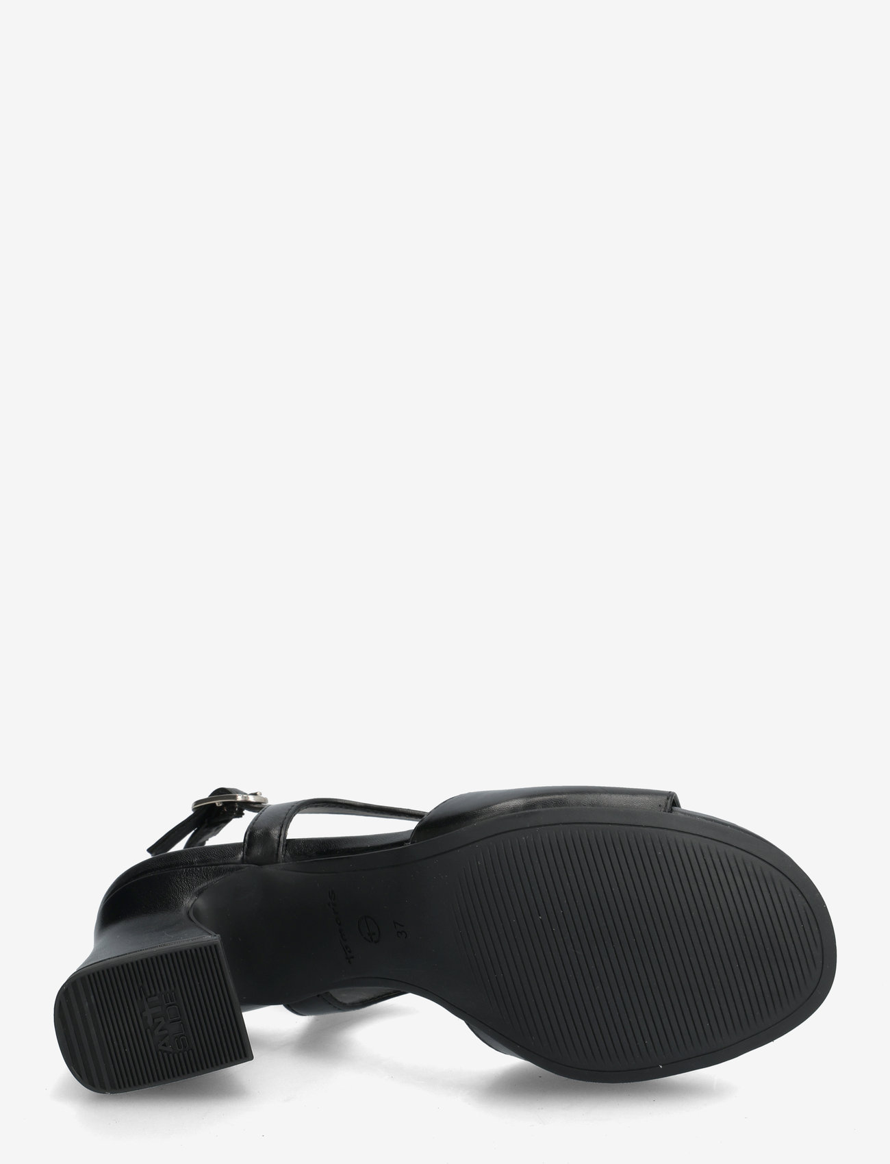 Tamaris - Women Sandals - aukštakulnės basutės - black uni - 4