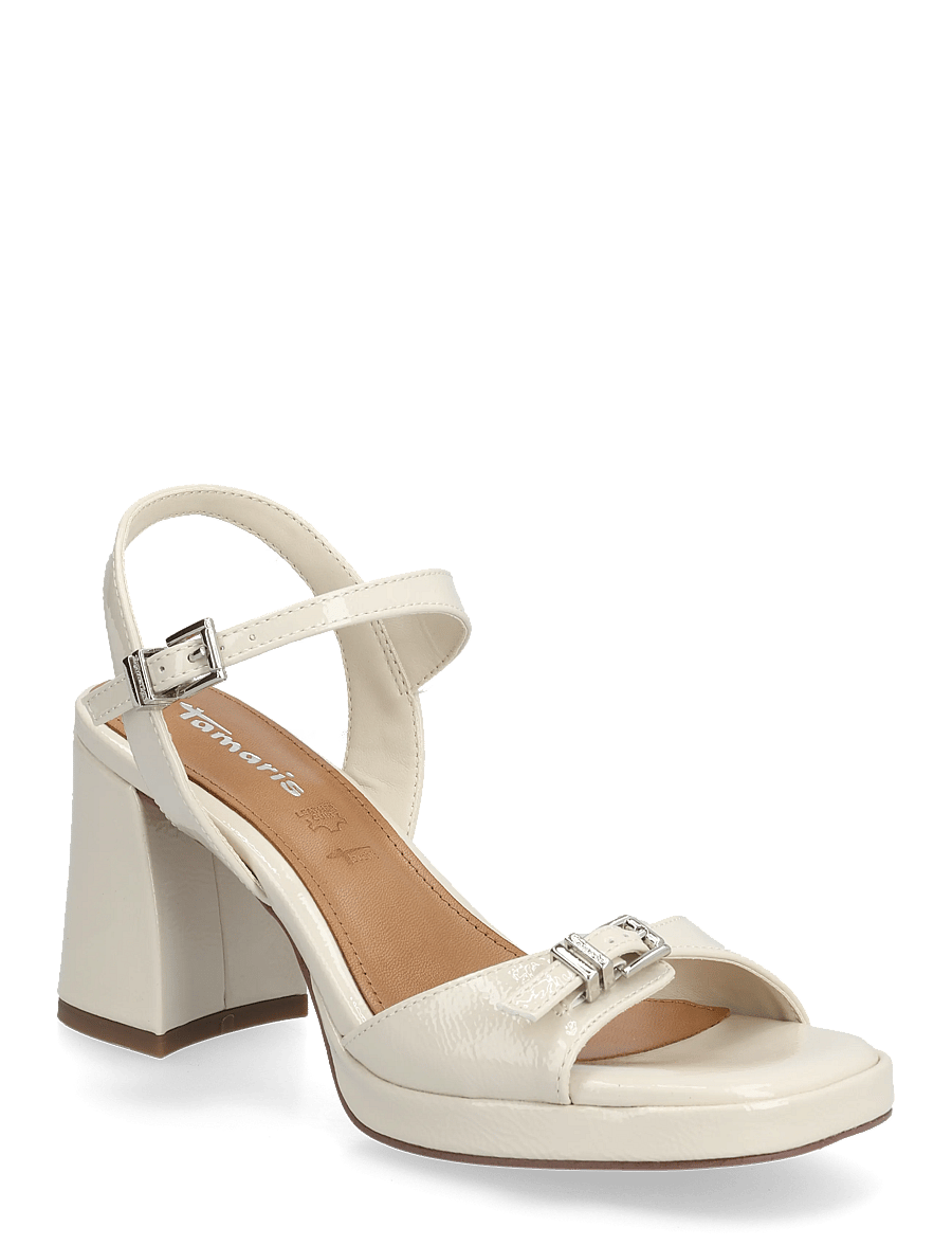 Tamaris - Women Sandals - sandaler med hæl - ivory - 0