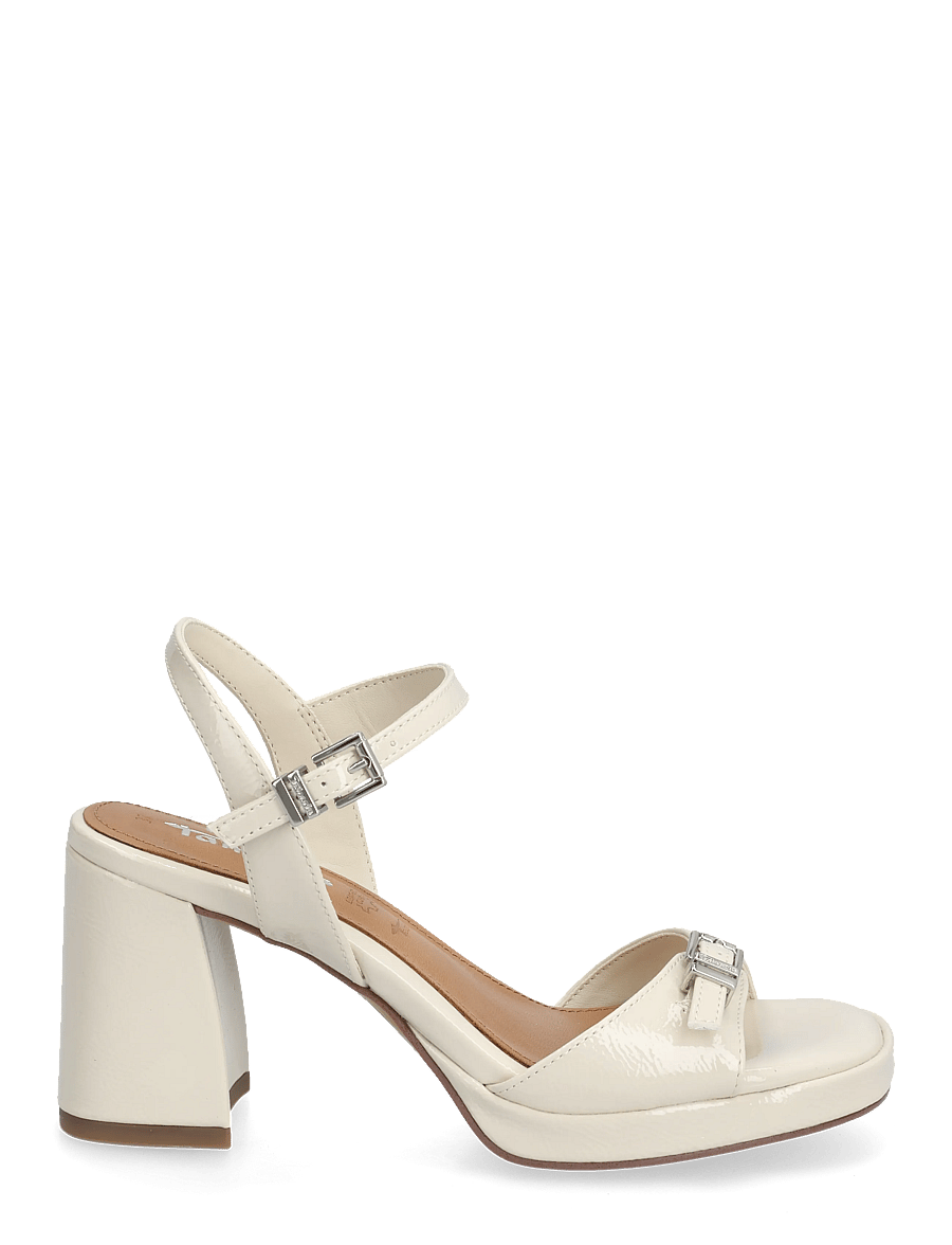 Tamaris - Women Sandals - sandaler med hæl - ivory - 1