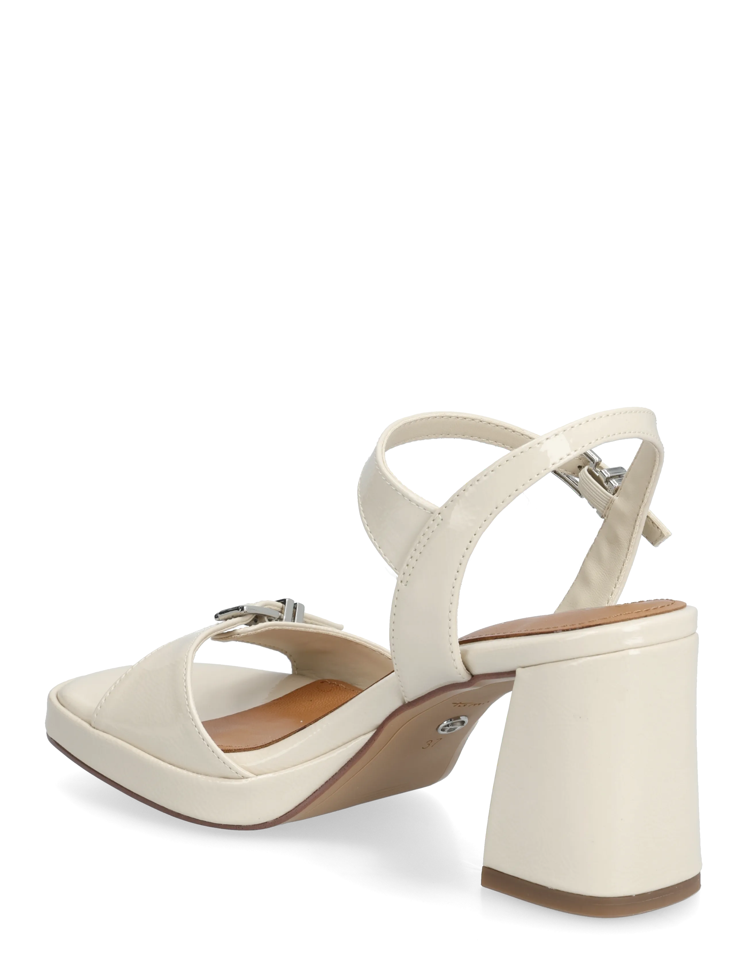 Tamaris - Women Sandals - sandaler med hæl - ivory - 2