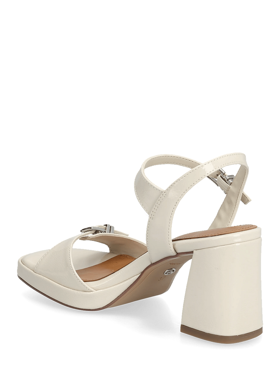 Tamaris - Women Sandals - sandaler med hæl - ivory - 2