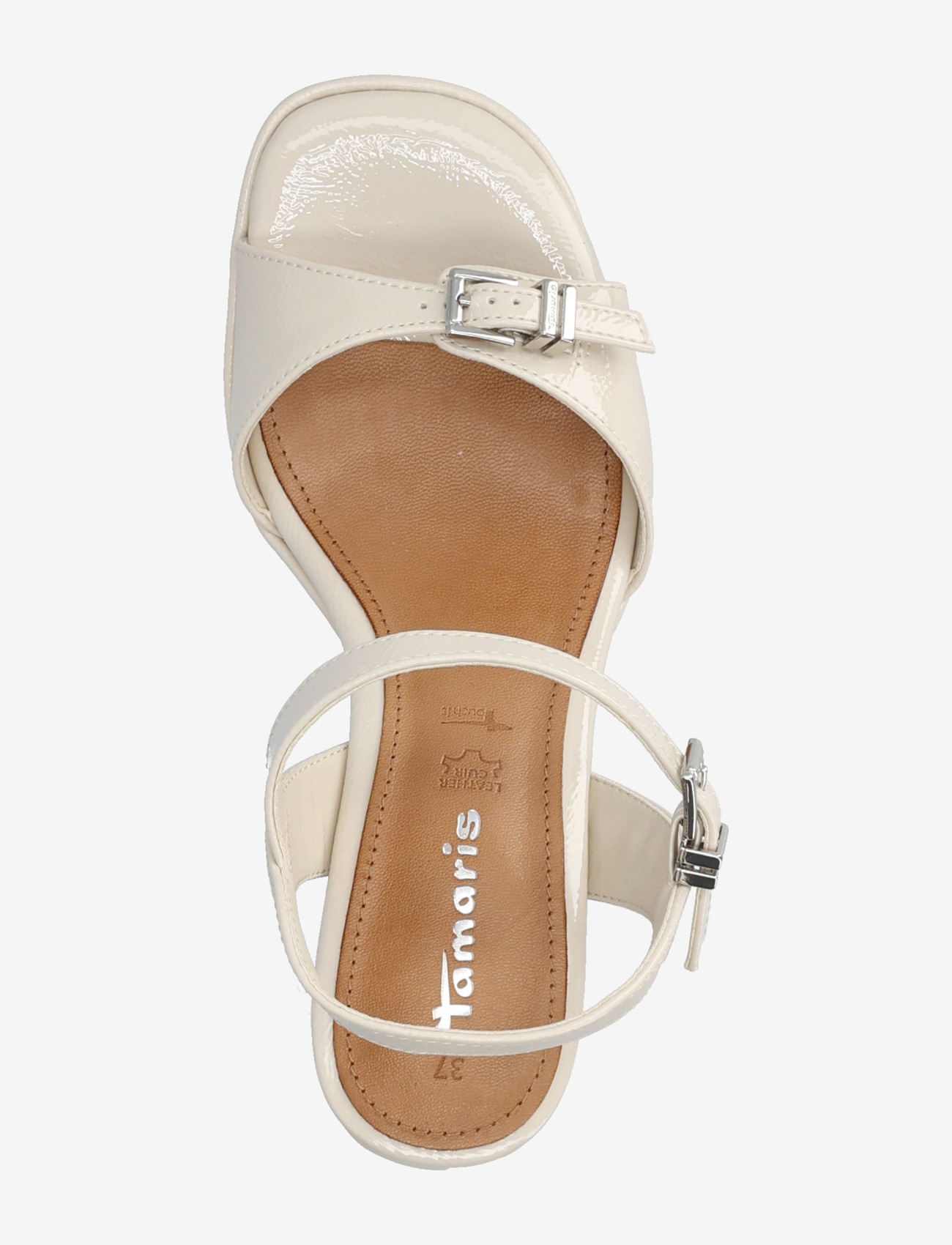 Tamaris - Women Sandals - sandaler med hæl - ivory - 3