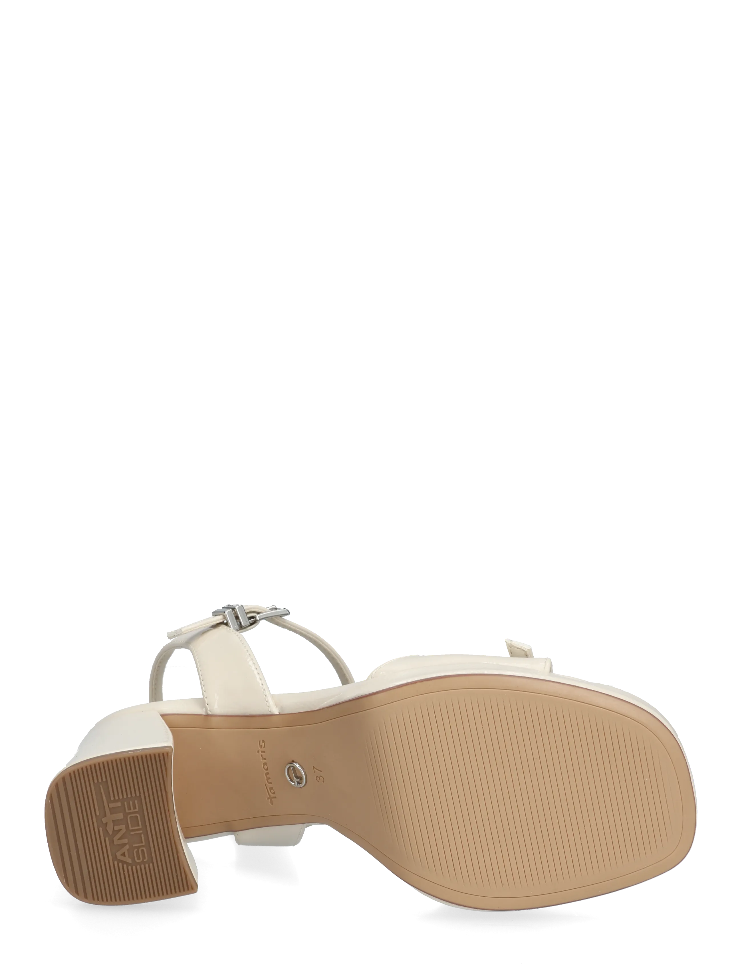 Tamaris - Women Sandals - sandaler med hæl - ivory - 4