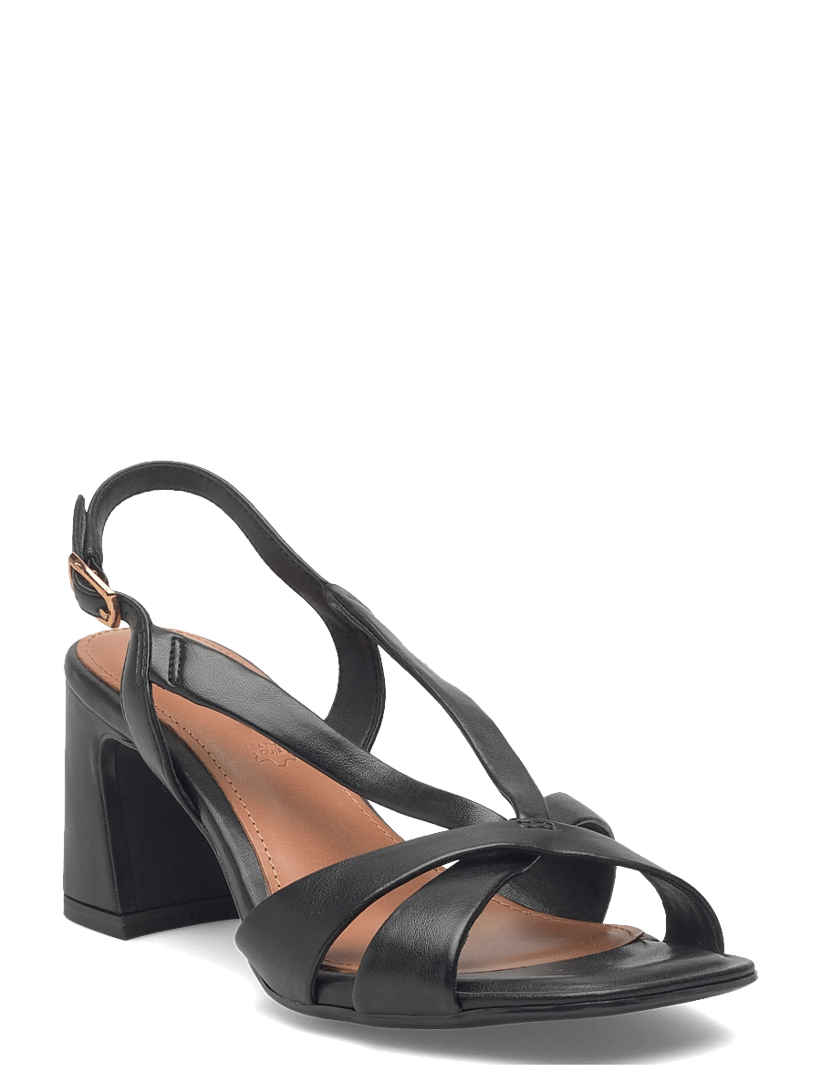 Tamaris - Women Sandals - sandały na obcasie - black matt - 0