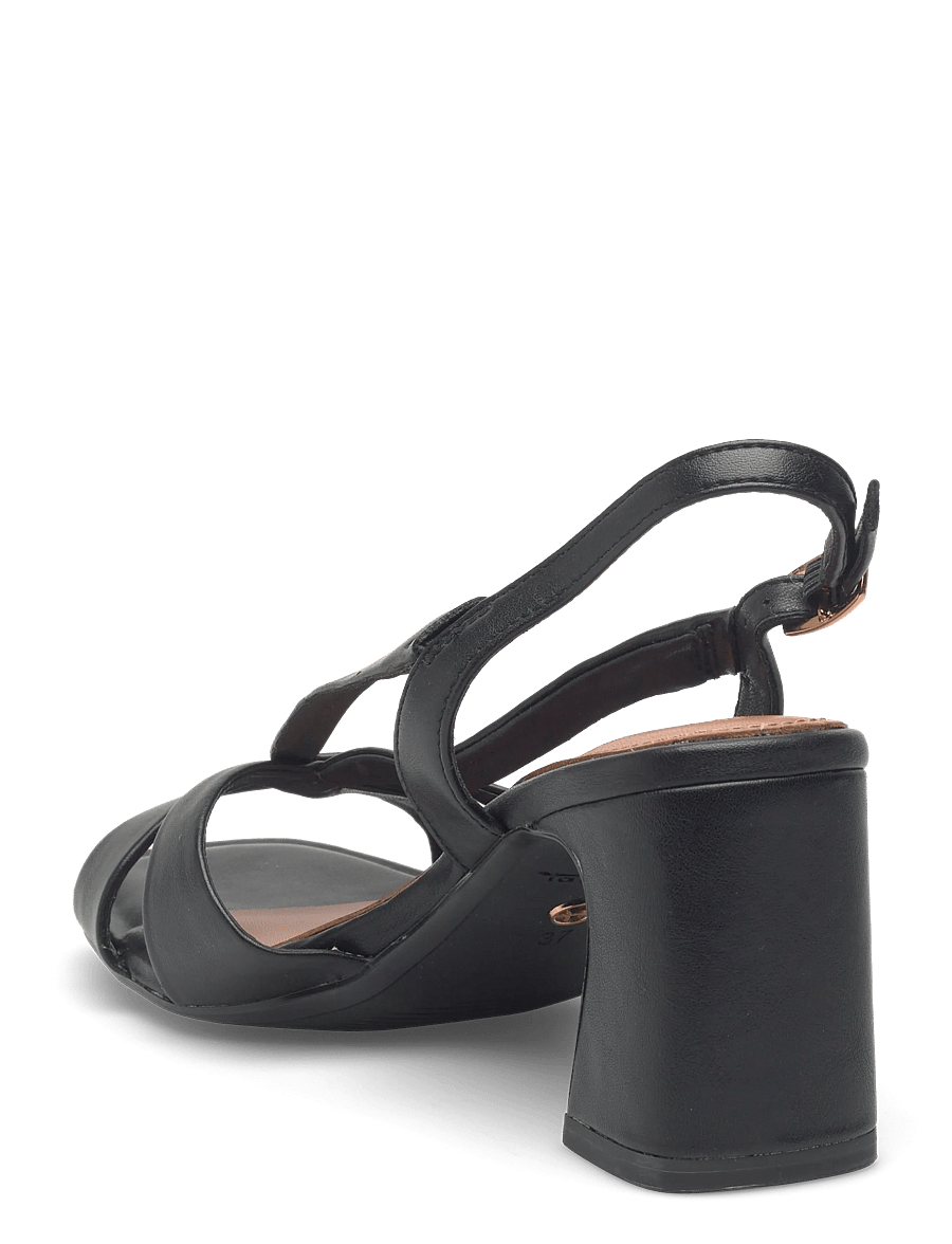 Tamaris - Women Sandals - sandały na obcasie - black matt - 2