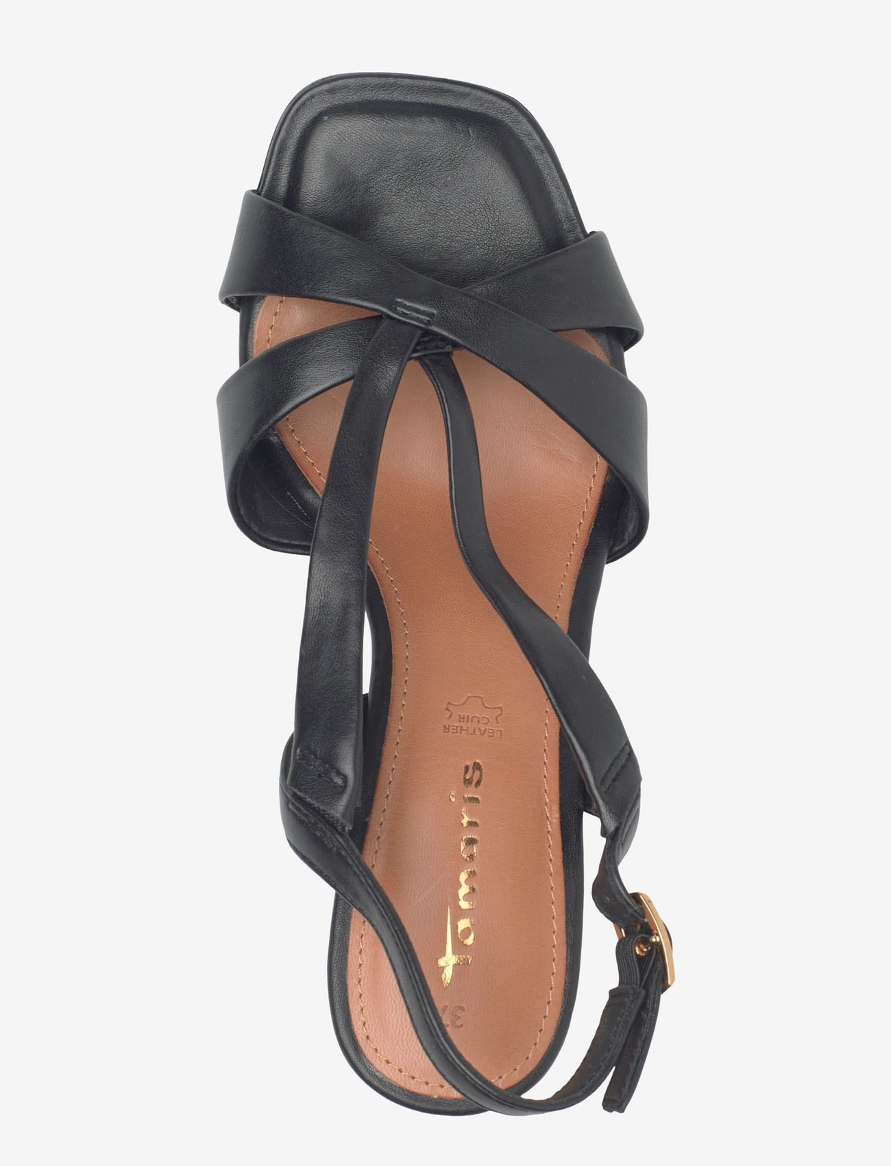 Tamaris - Women Sandals - slingbacks med hæle - black matt - 3