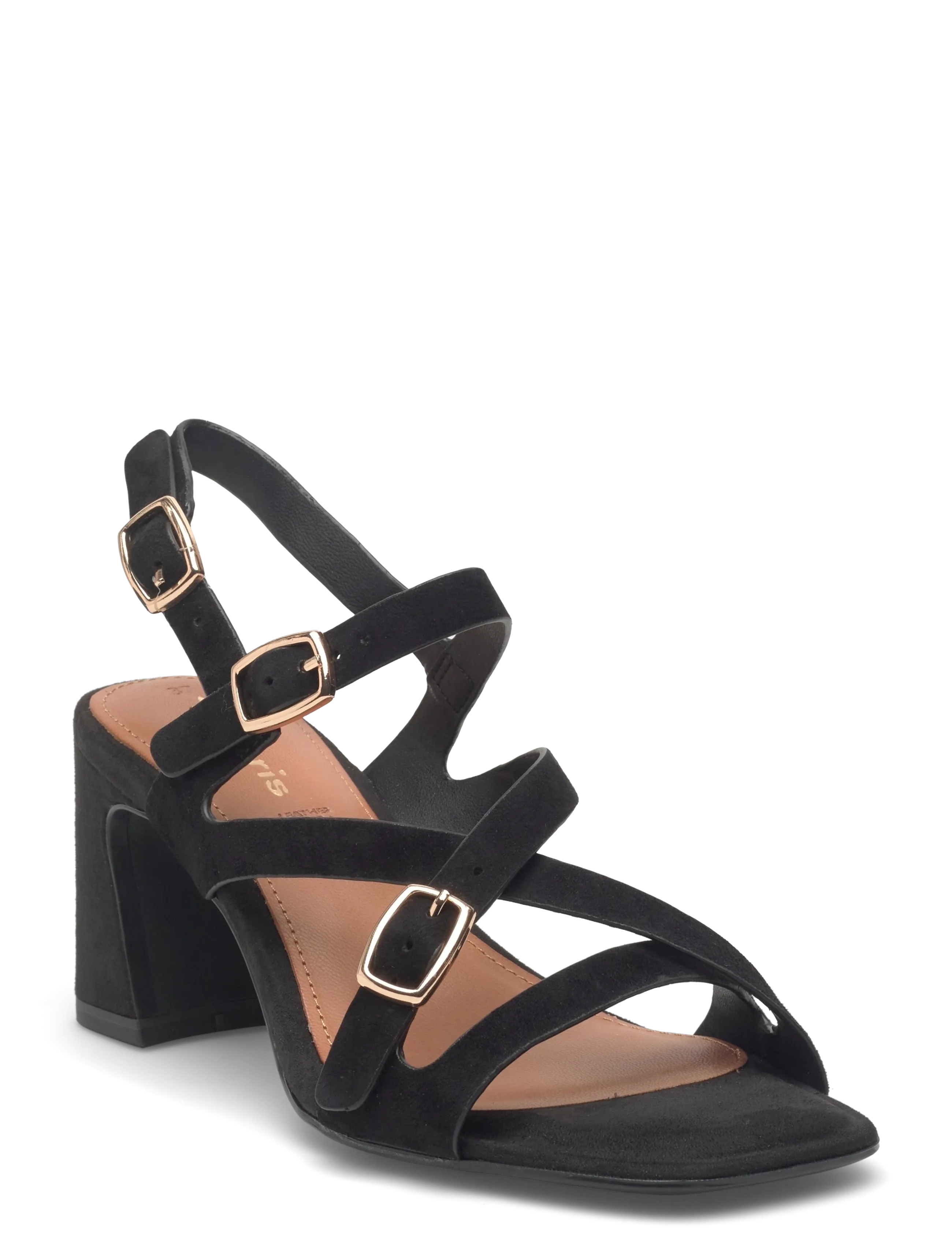 Tamaris Women Sandals - Slingbacks - BLACK SUEDE / black