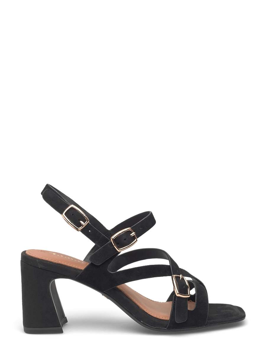 Tamaris - Women Sandals - kontsaga sandaalid - black suede - 1