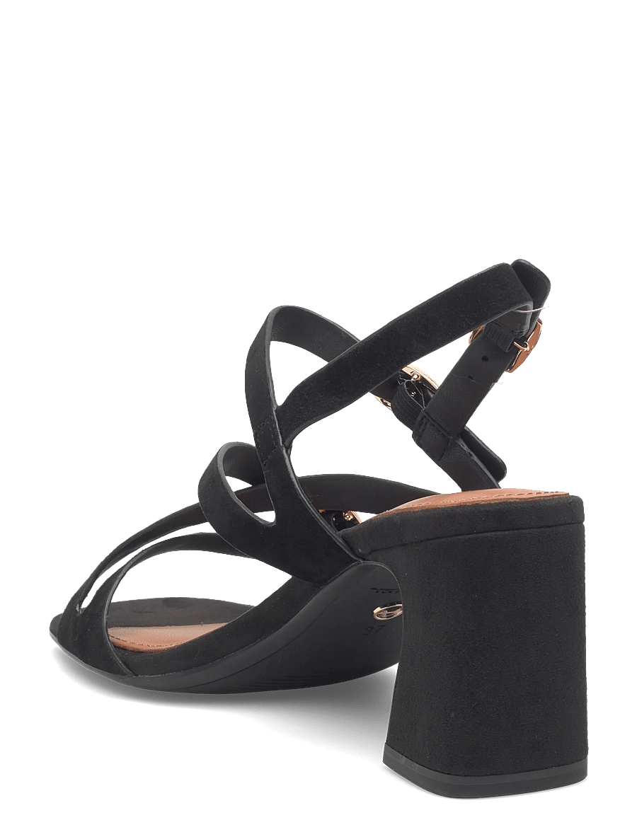 Tamaris - Women Sandals - kontsaga sandaalid - black suede - 2