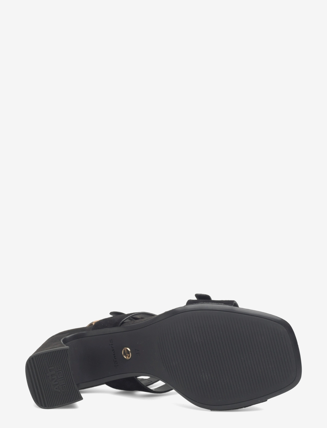 Tamaris - Women Sandals - slingbacks med hæle - black suede - 4