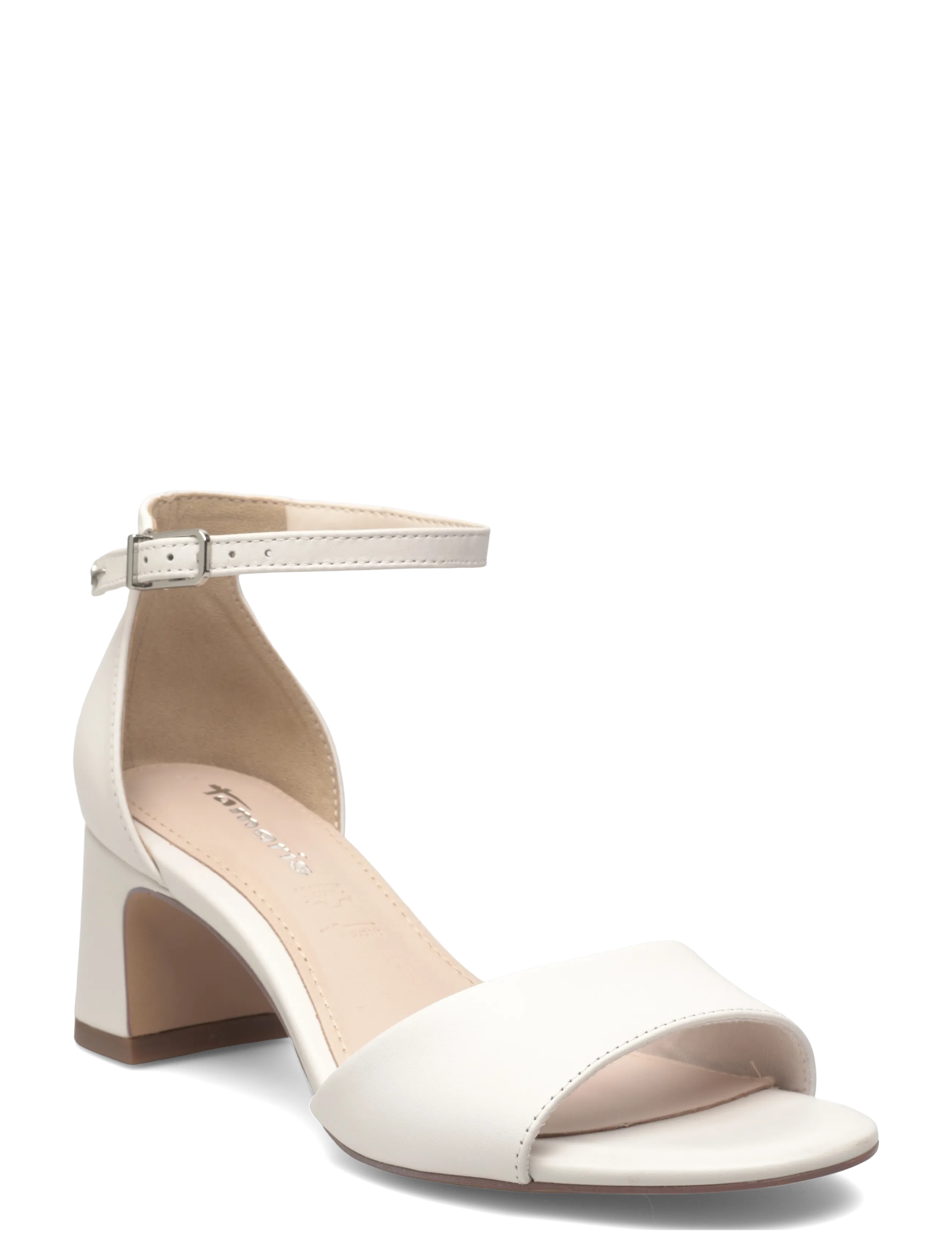 Tamaris Women Sandals, 42, Heels, Weiß - Heeled Frauen