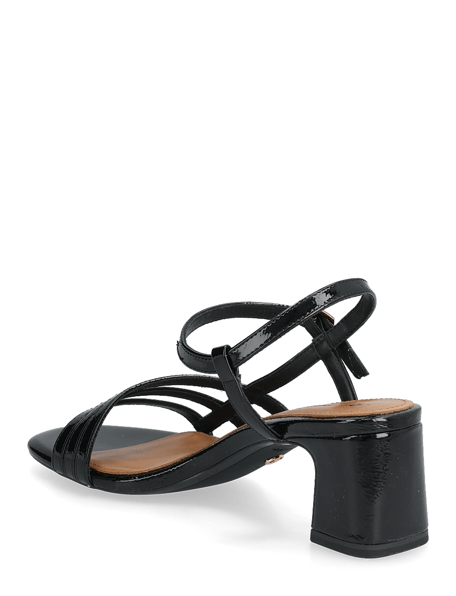 Tamaris - Women Sandals - augstpapēžu sandales - black patent - 2