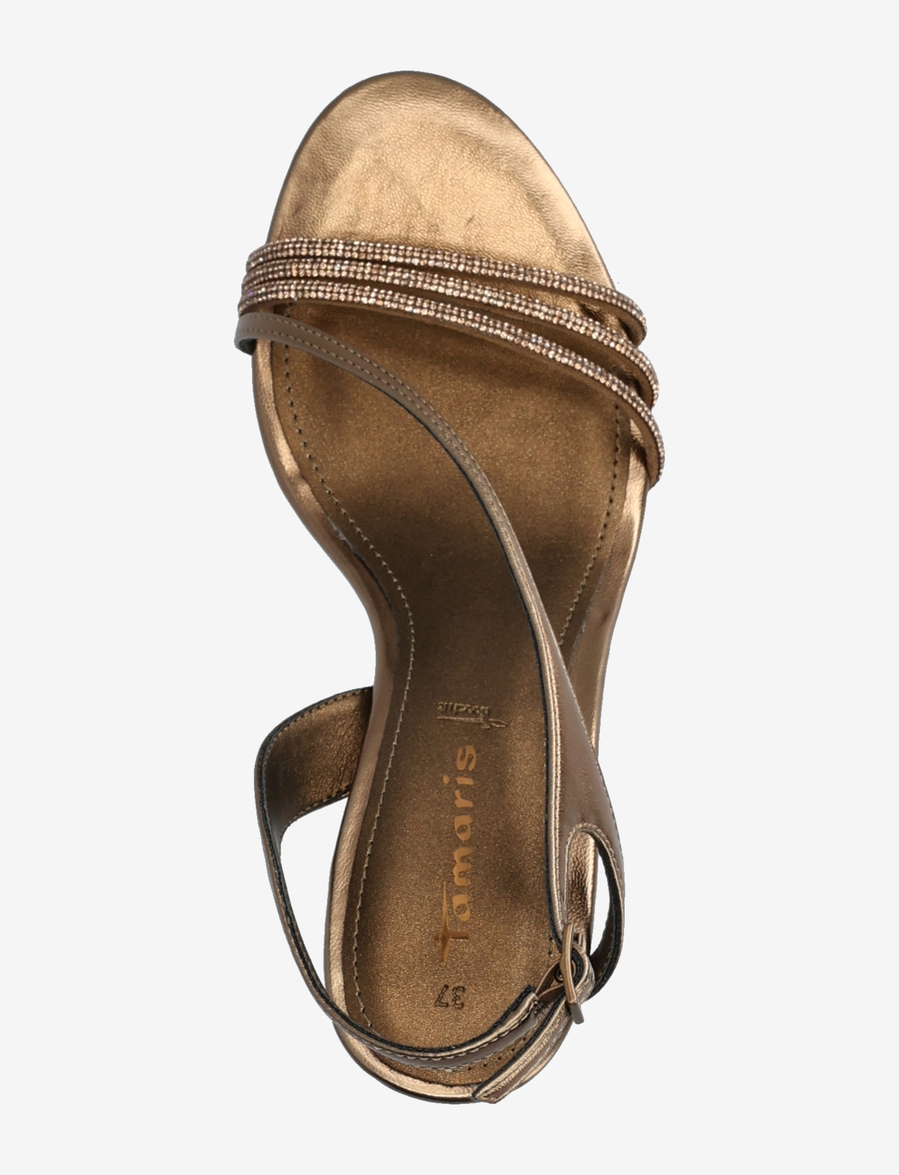 Tamaris - Women Sandals - slingbacks med hæle - copper - 3