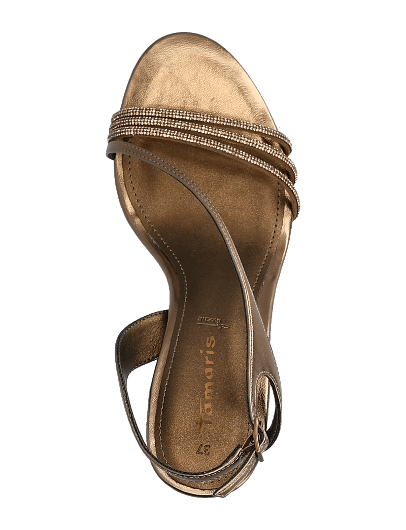 Tamaris - Women Sandals - slingbacks med hæle - copper - 3