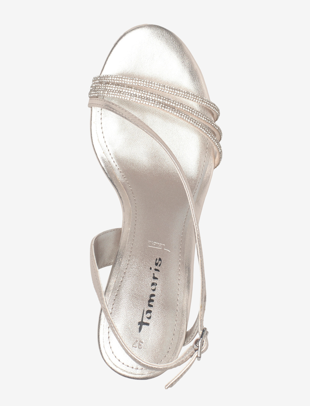 Tamaris - Women Sandals - heeled slingbacks - platinum - 3