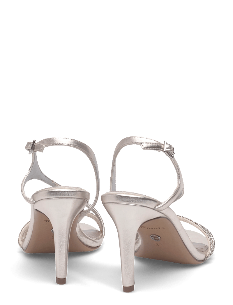 Tamaris - Women Sandals - heeled slingbacks - platinum - 4