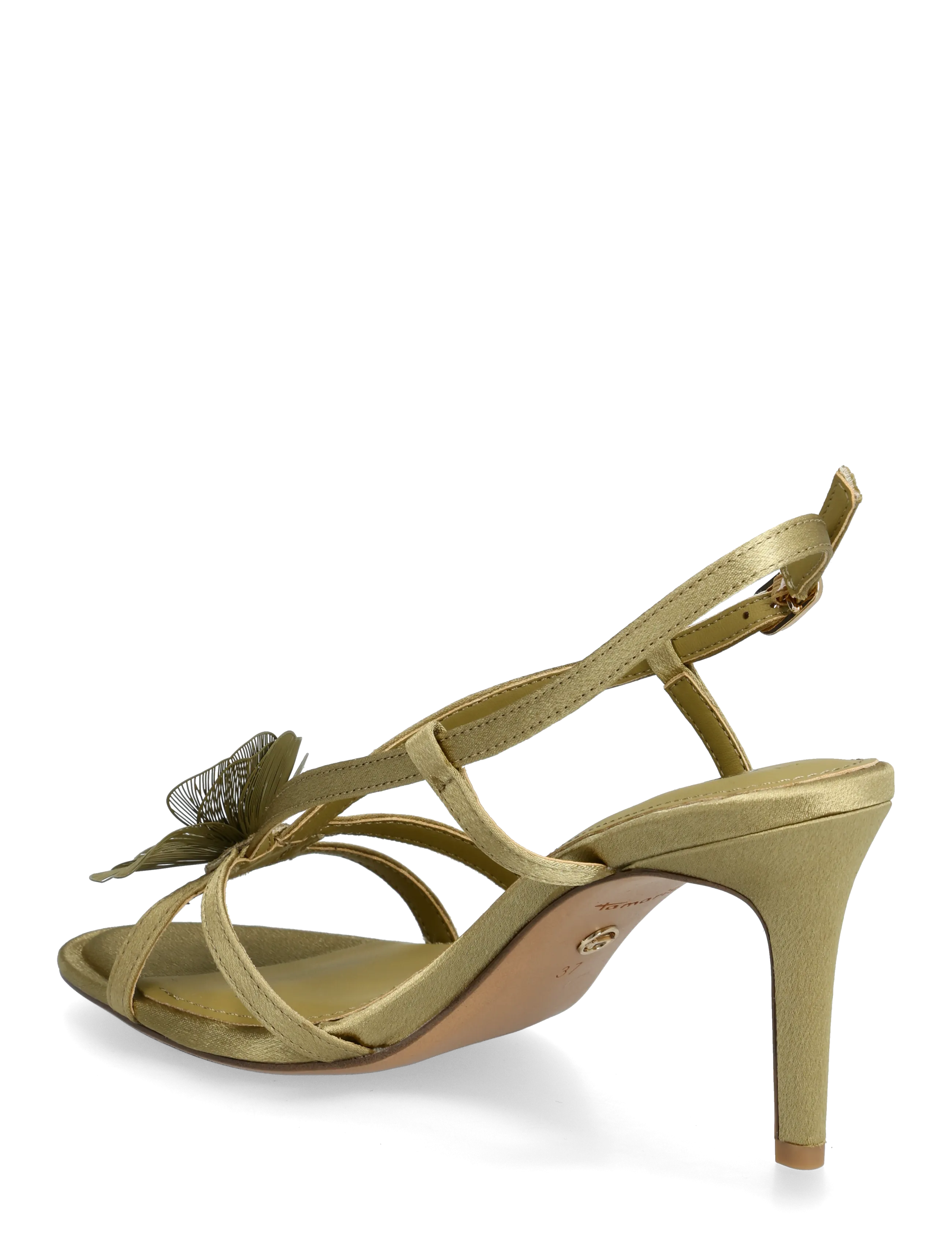 Tamaris - Women Sandals - slingbacks med hæle - olive - 2
