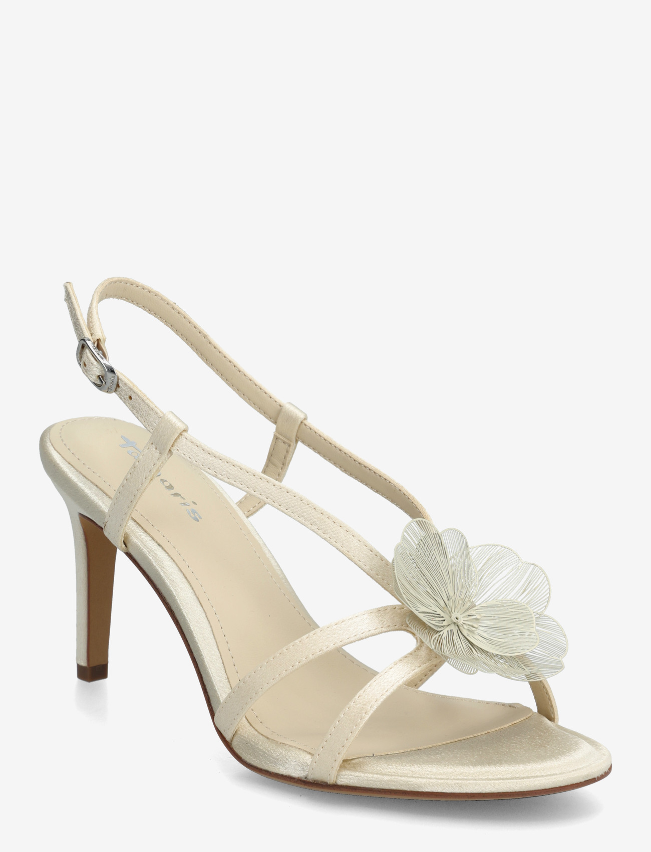 Tamaris - Women Sandals - slingbacks med hæle - pearl - 0