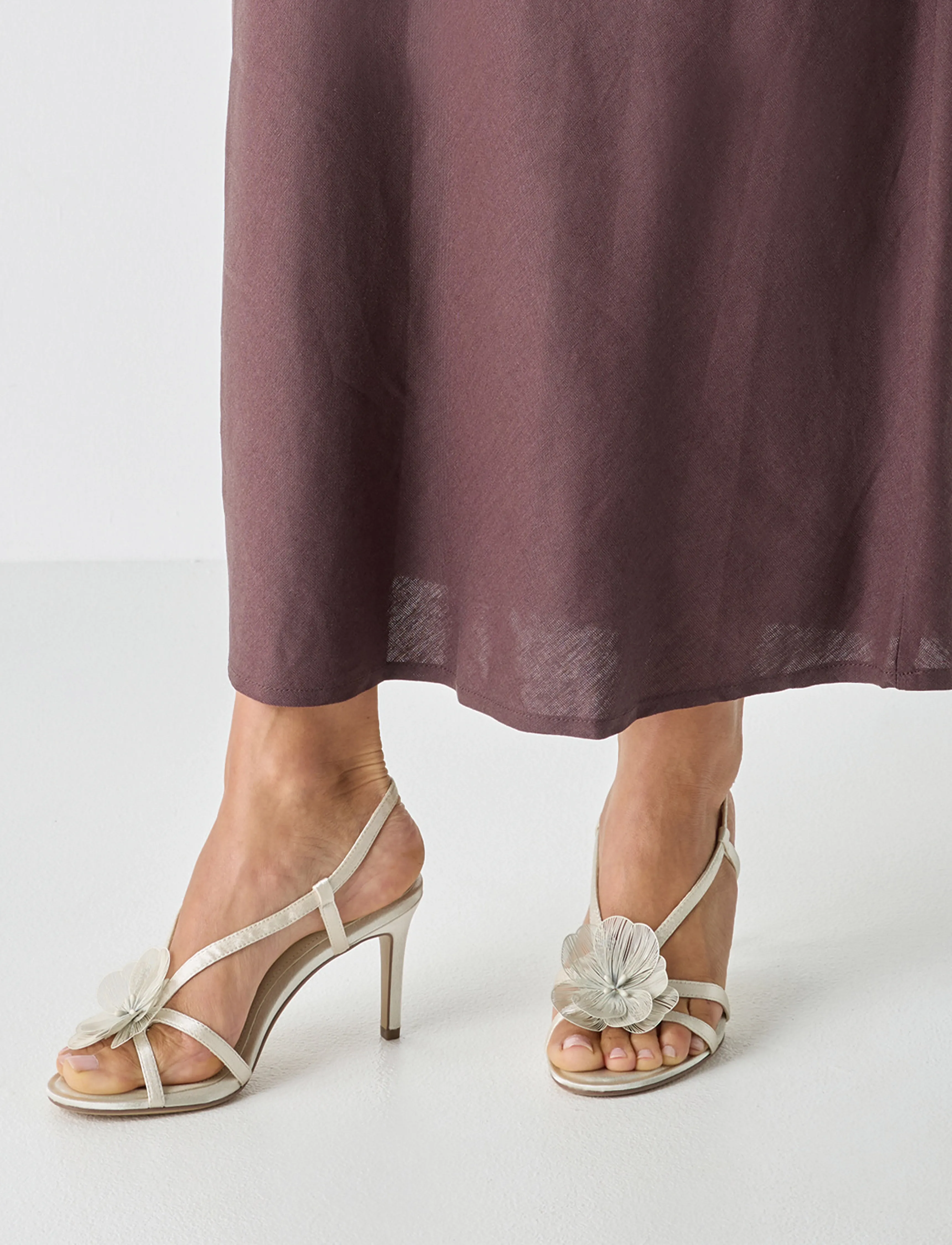 Tamaris - Women Sandals - heeled slingbacks - pearl - 5